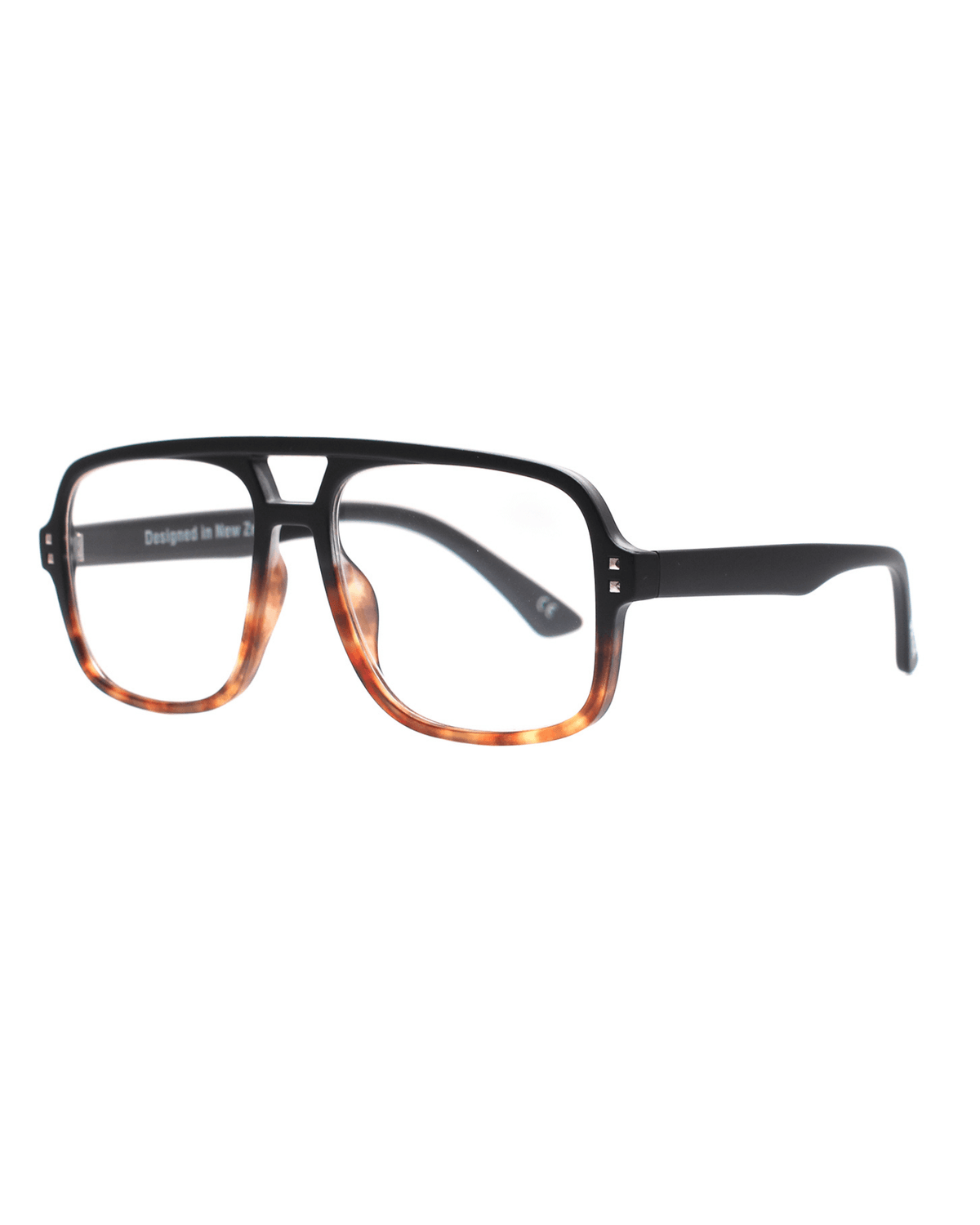 12PM READING GLASSES BLACK TORT