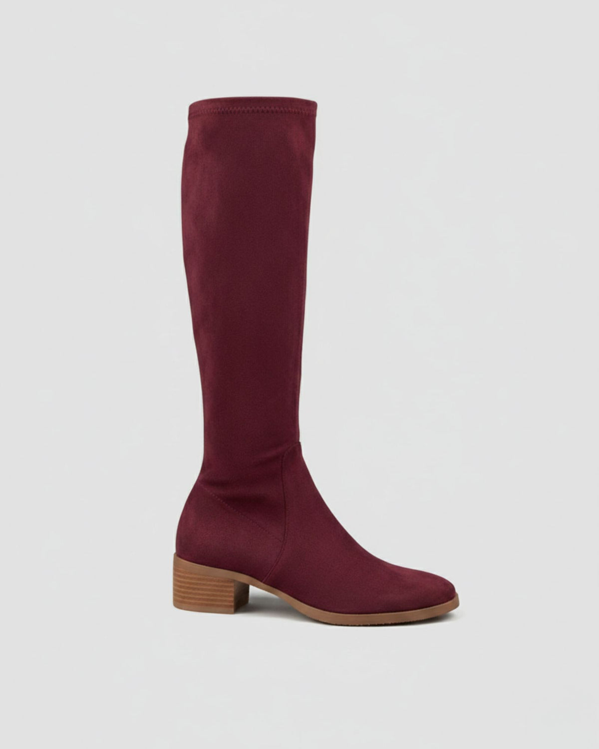 TIMOTHIE KNEE HIGH BOOTS BURGUNDY