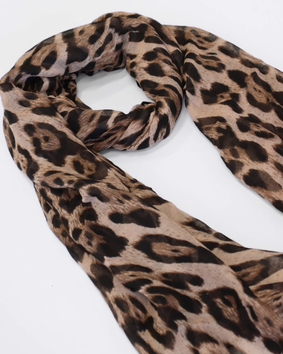 AVERY SCARF BROWN LEOPARD