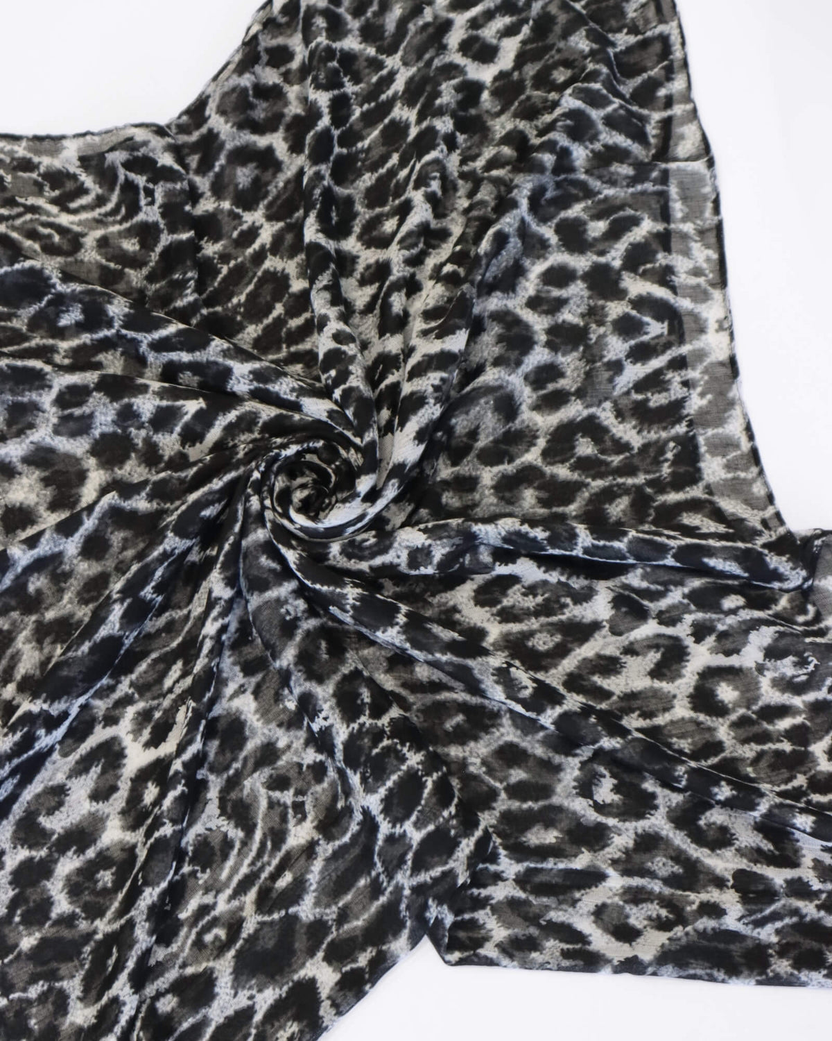 AVERY SCARF WHITE LEOPARD