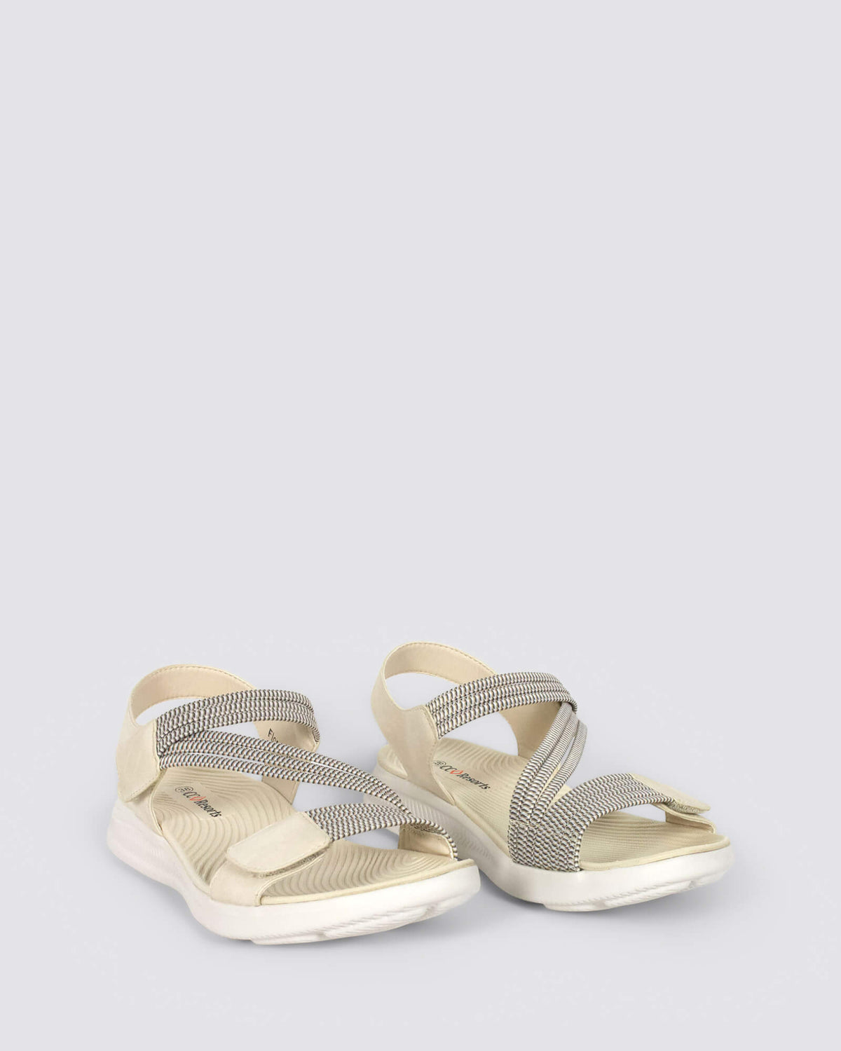 FLORRIE SANDALS BEIGE MULTI
