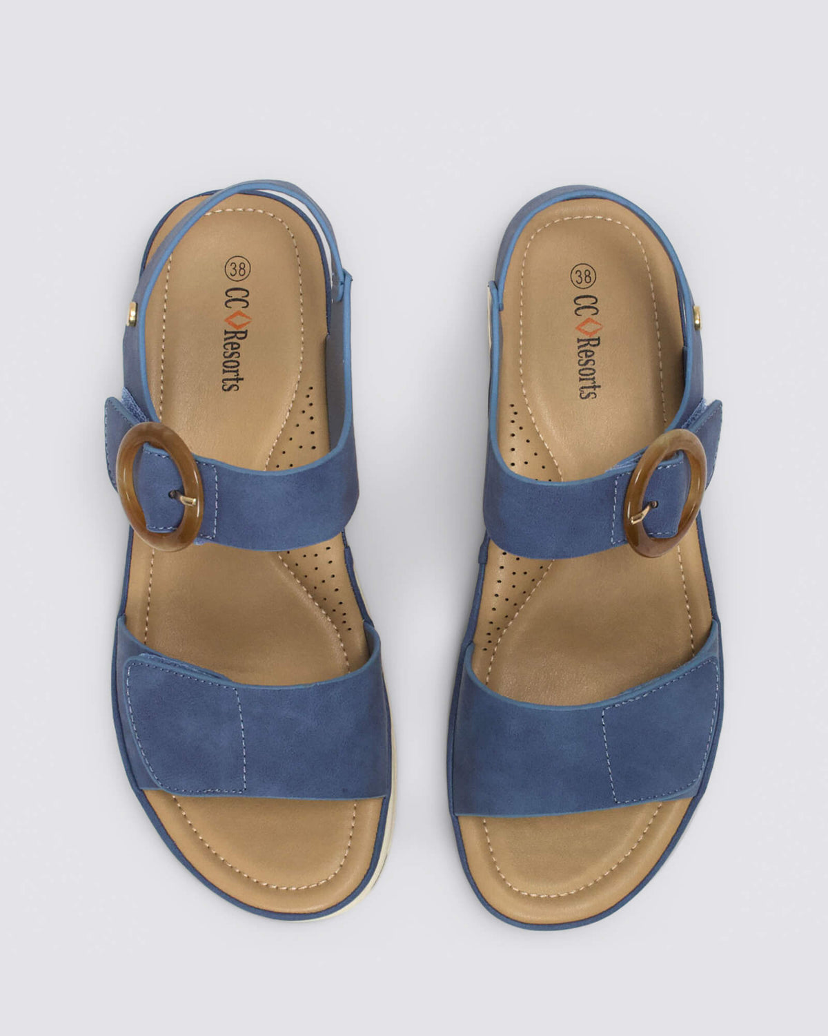 YARRA WEDGE SANDALS DENIM