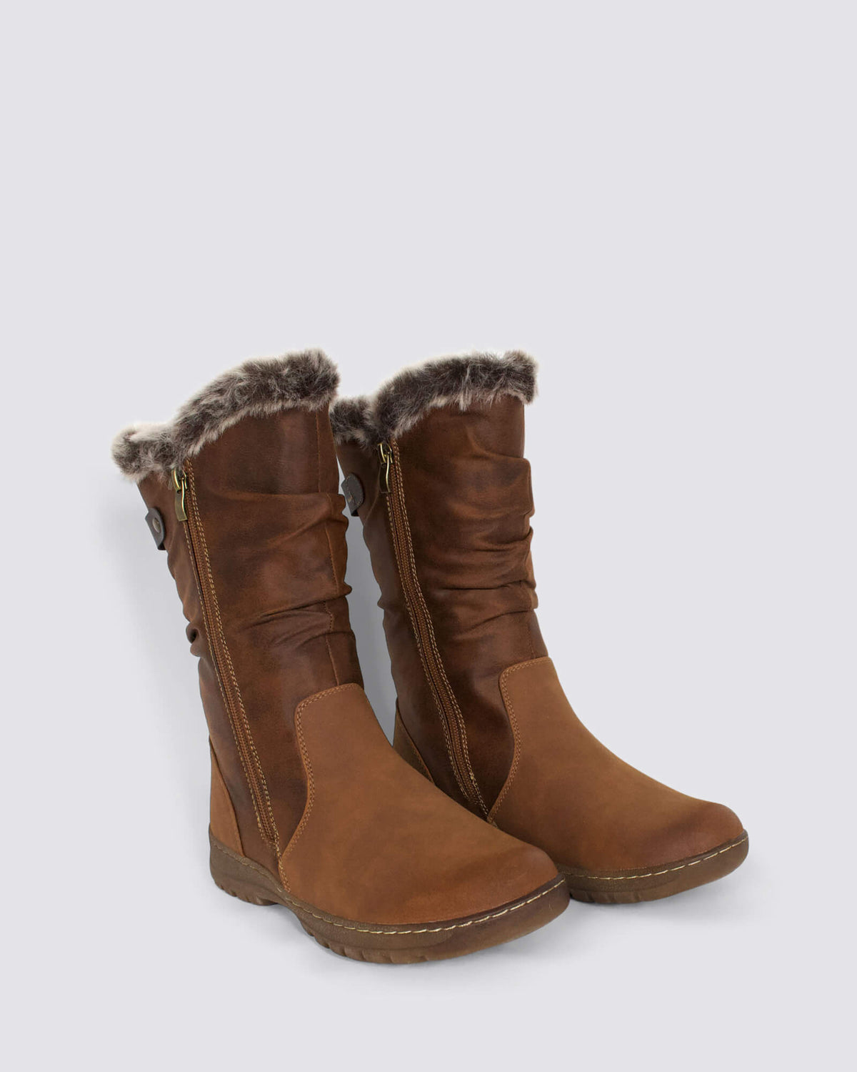 GOOSE TALL BOOTS BROWN