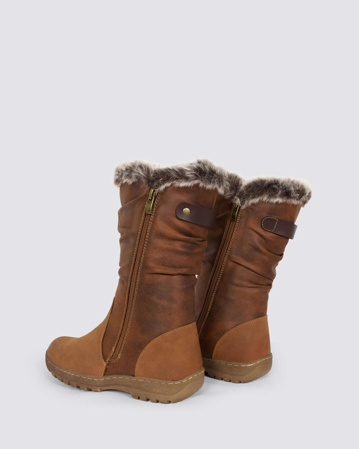 GOOSE TALL BOOTS BROWN