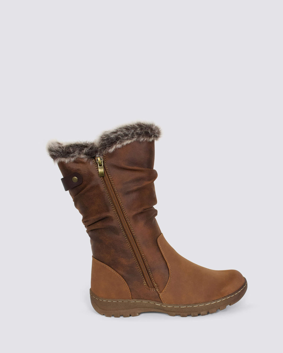 GOOSE TALL BOOTS BROWN