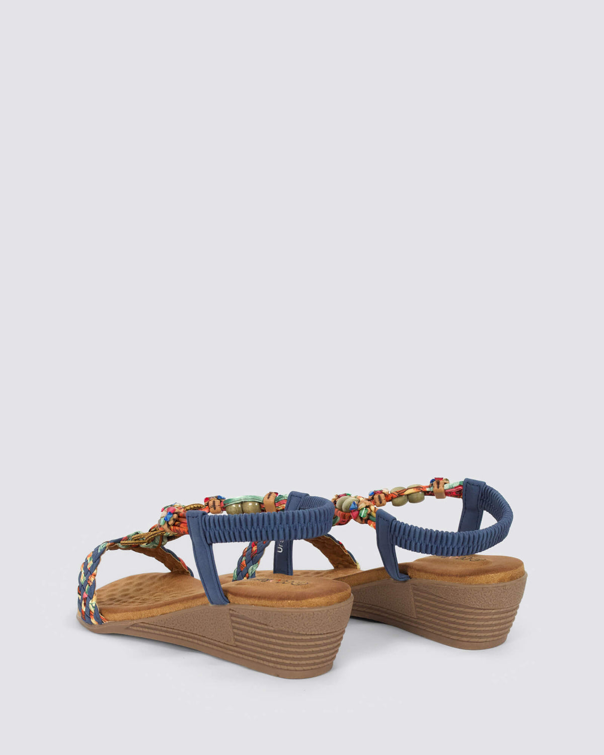 URSA WEDGE SANDALS DENIM