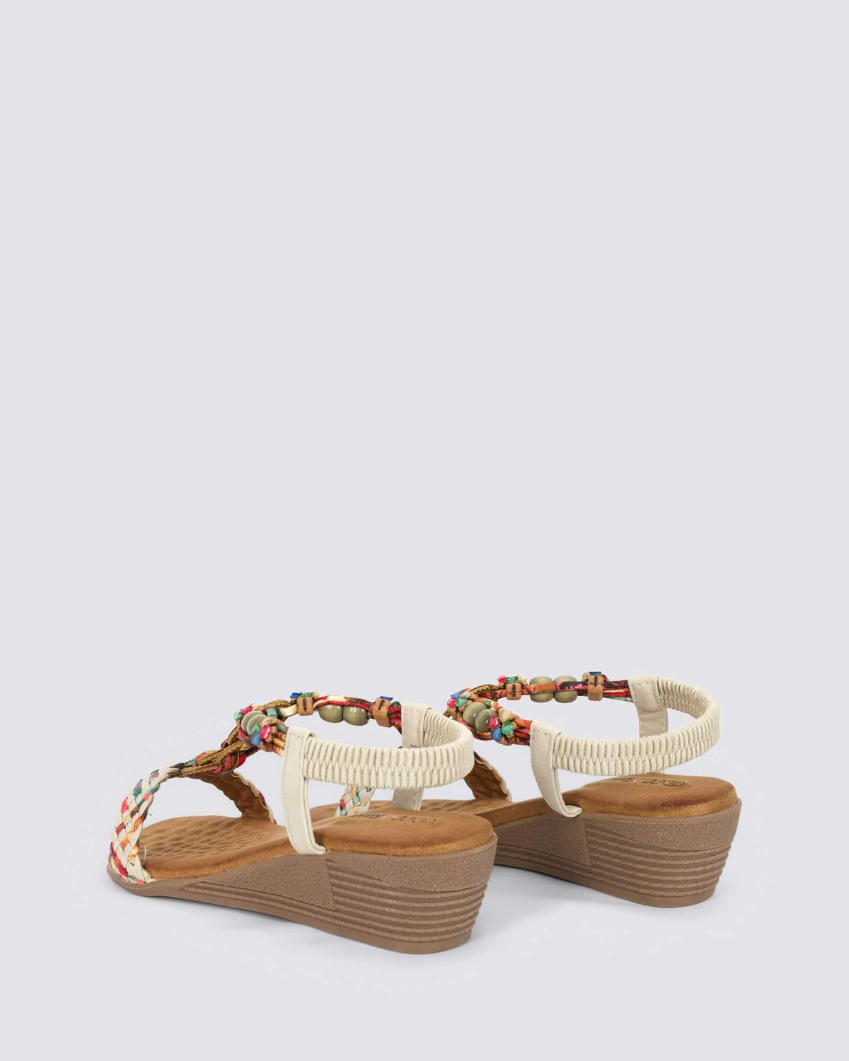 URSA WEDGE SANDALS TAUPE
