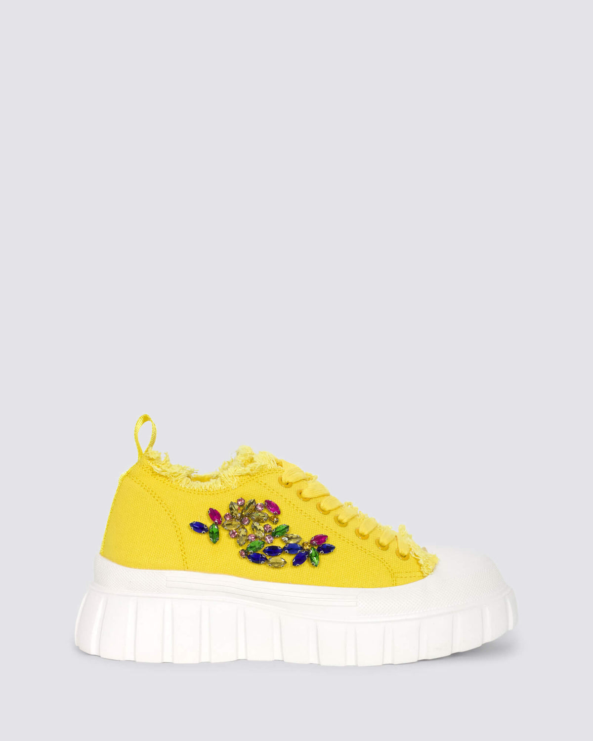 DG9002 PLATFORM SNEAKERS GIALLO