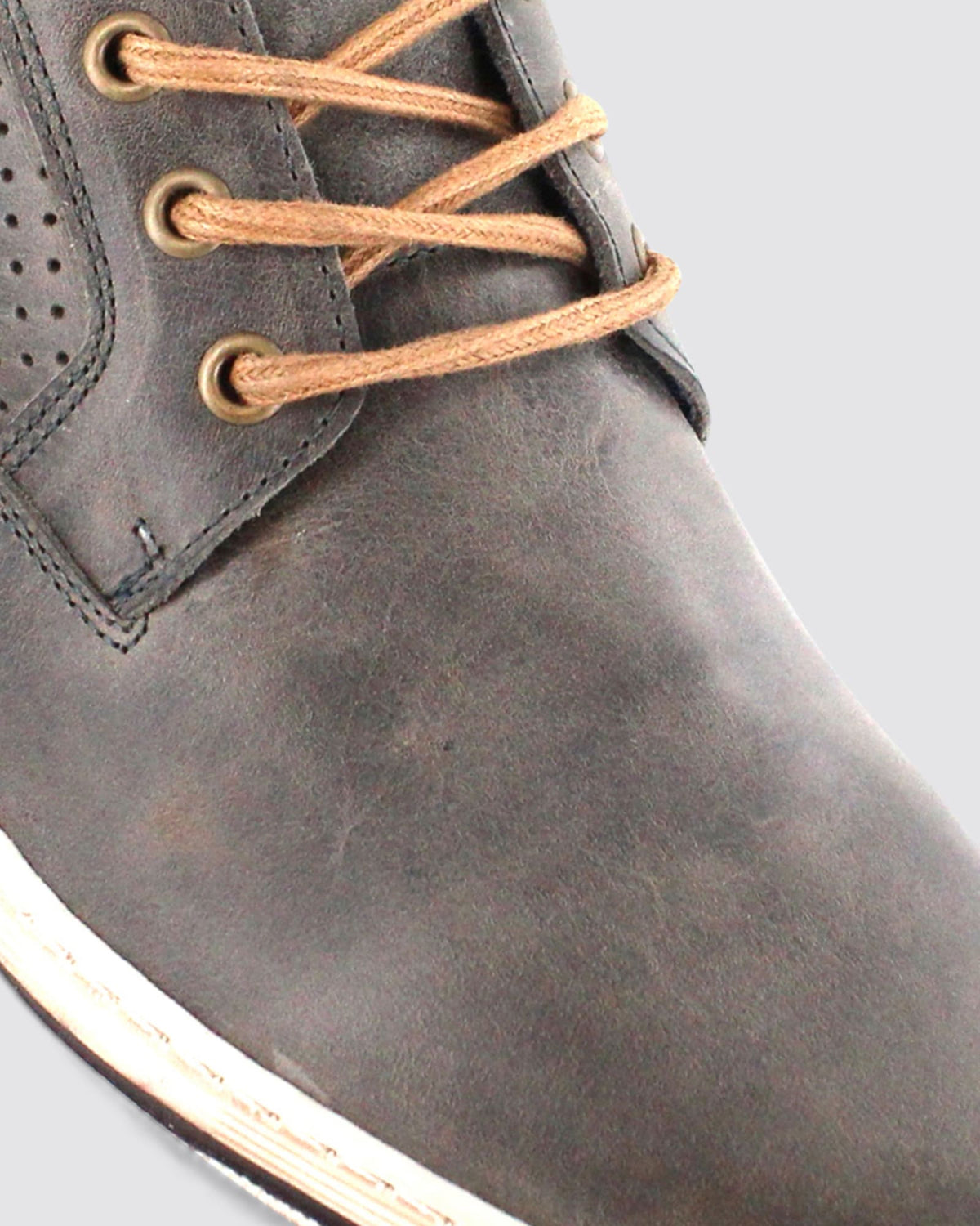 CHARGER SNEAKERS DARK GREY LEATHER