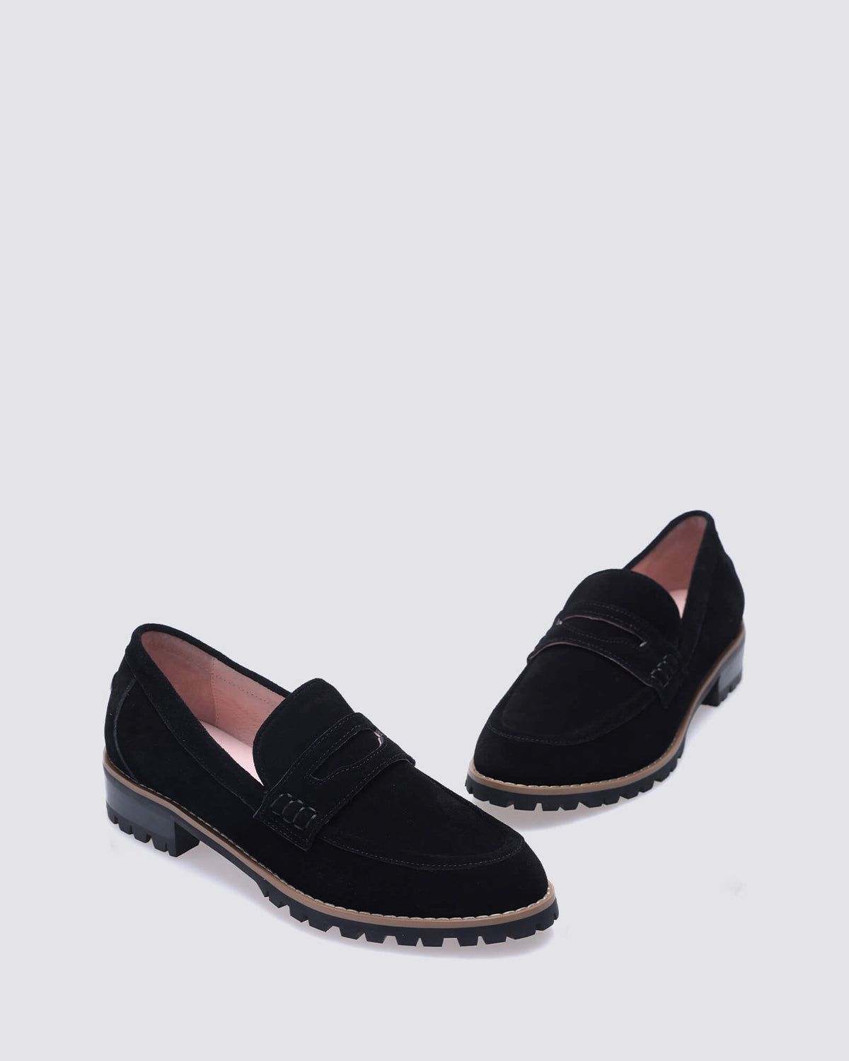 DANDY LOAFERS BLACK SUEDE LEATHER
