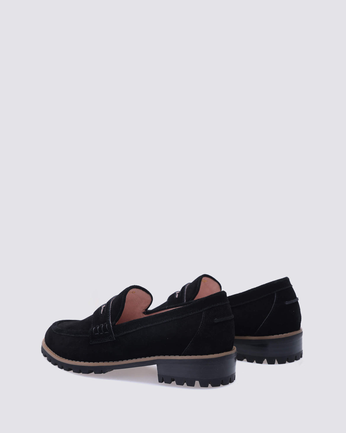 DANDY LOAFERS BLACK SUEDE LEATHER