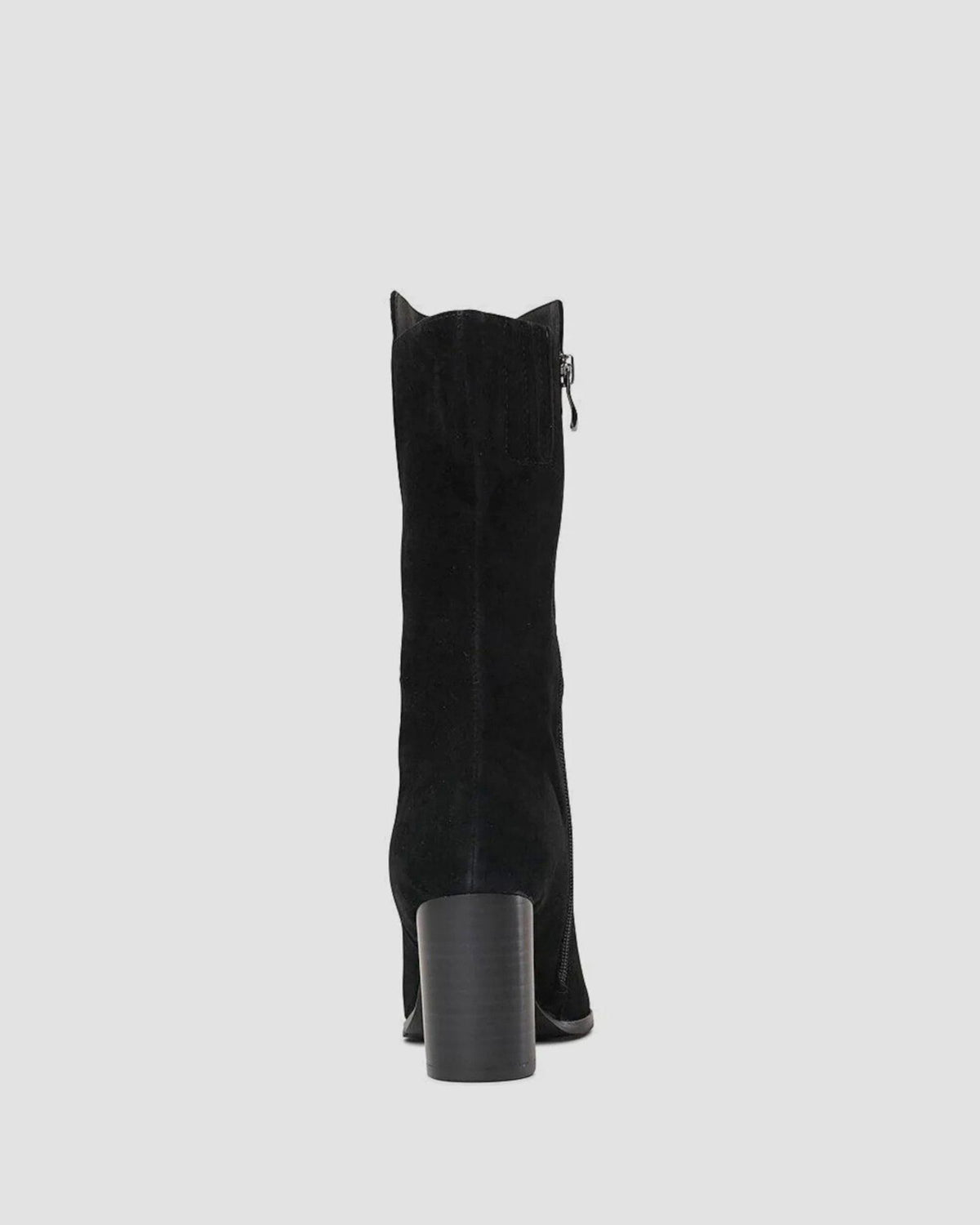 AISLEY HEELED BOOTS BLACK SUEDE