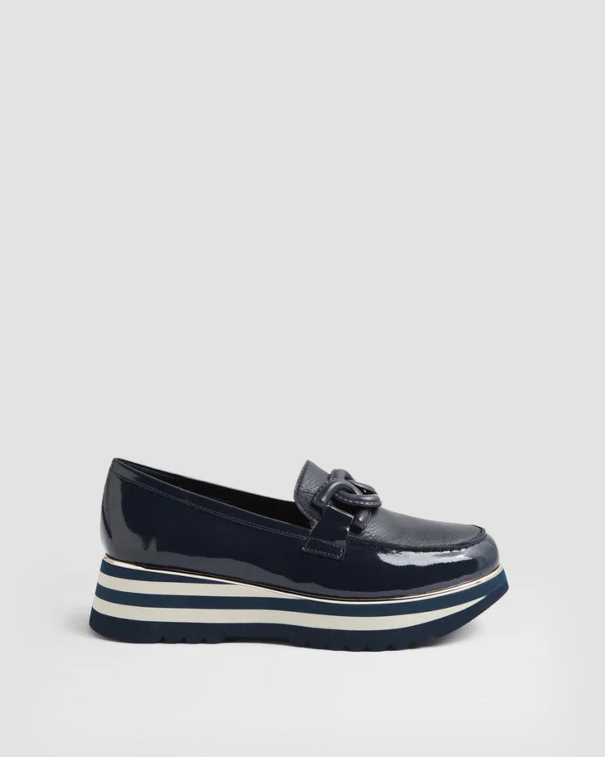 EAILA LOAFERS NAVY PATENT