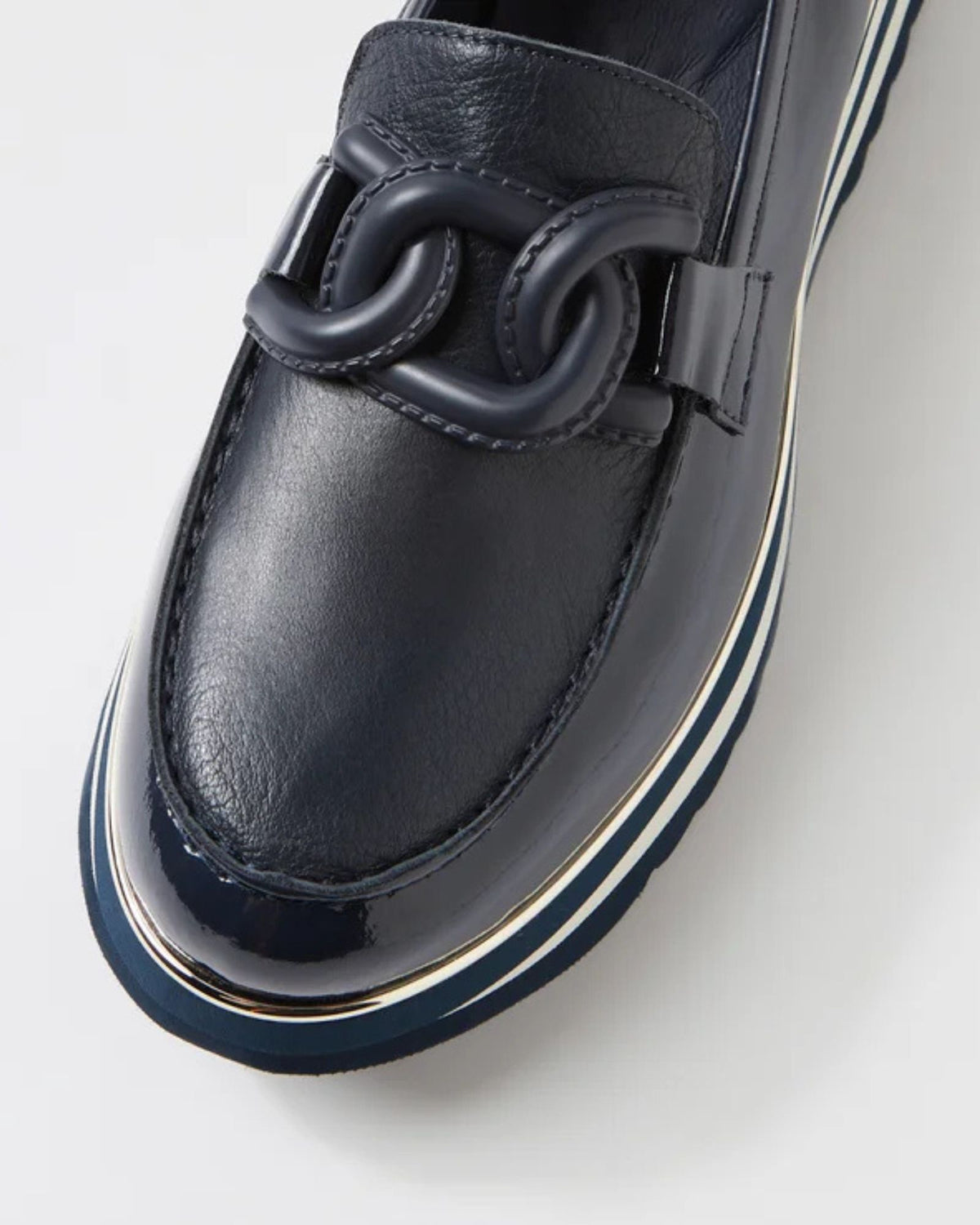 EAILA LOAFERS NAVY PATENT