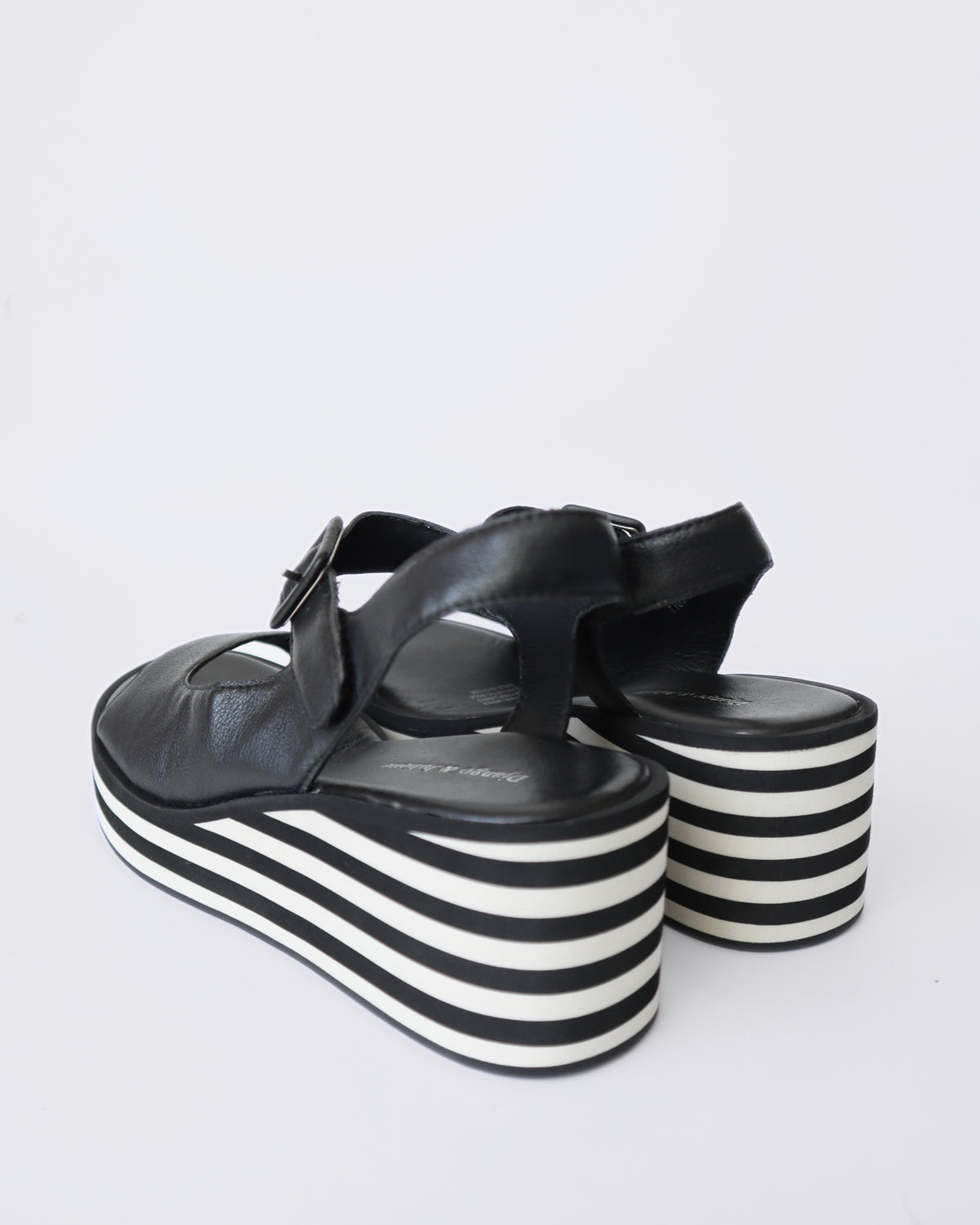 FIGG PLATFORM SANDALS BLACK