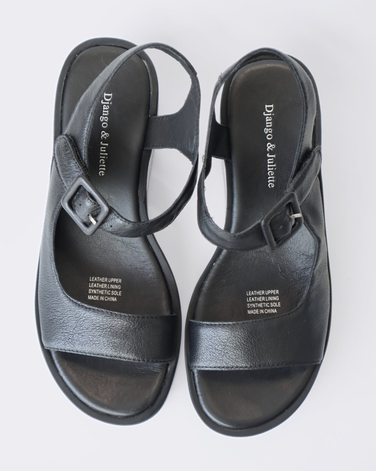 FIGG PLATFORM SANDALS BLACK