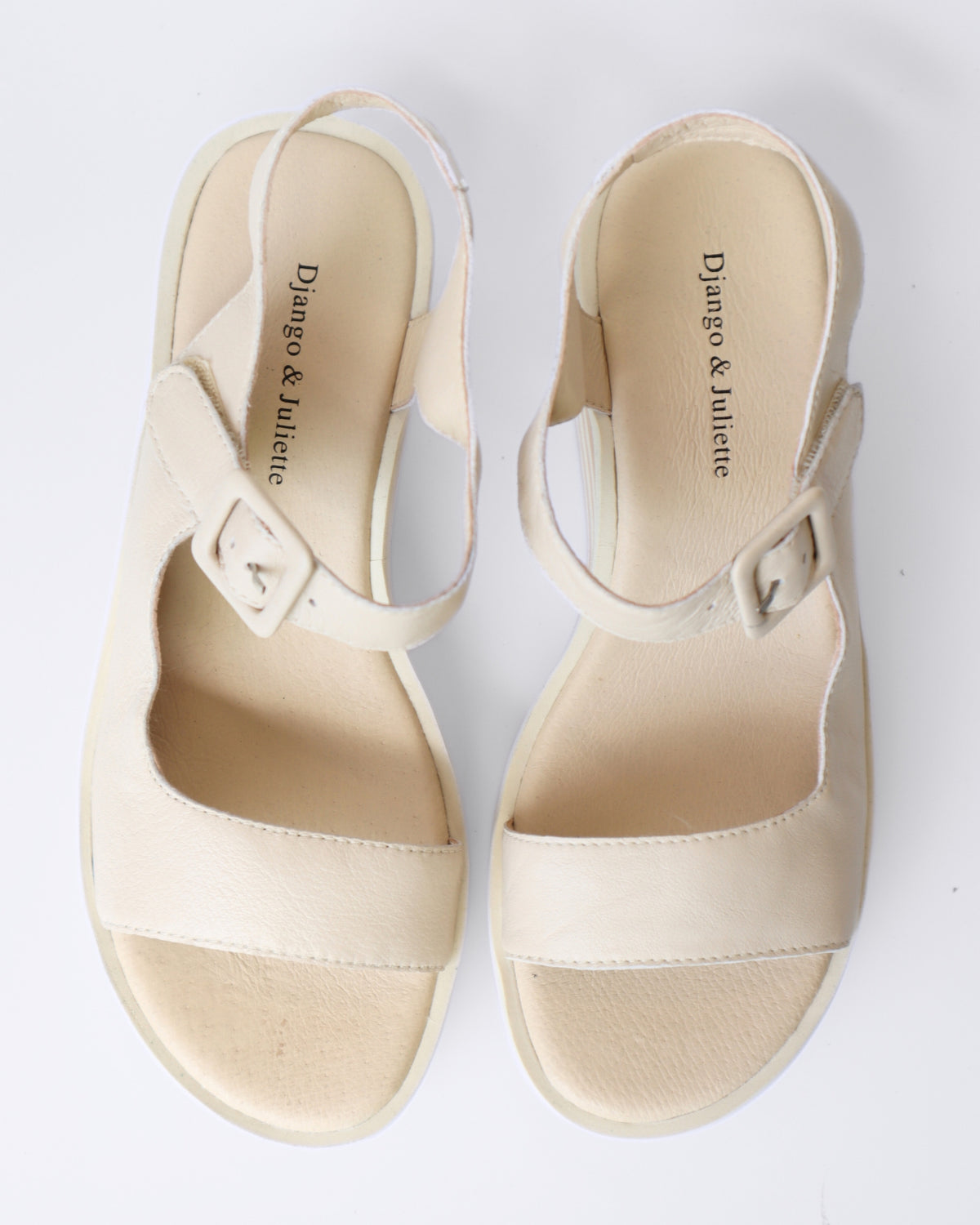 FIGG PLATFORM SANDALS MILK