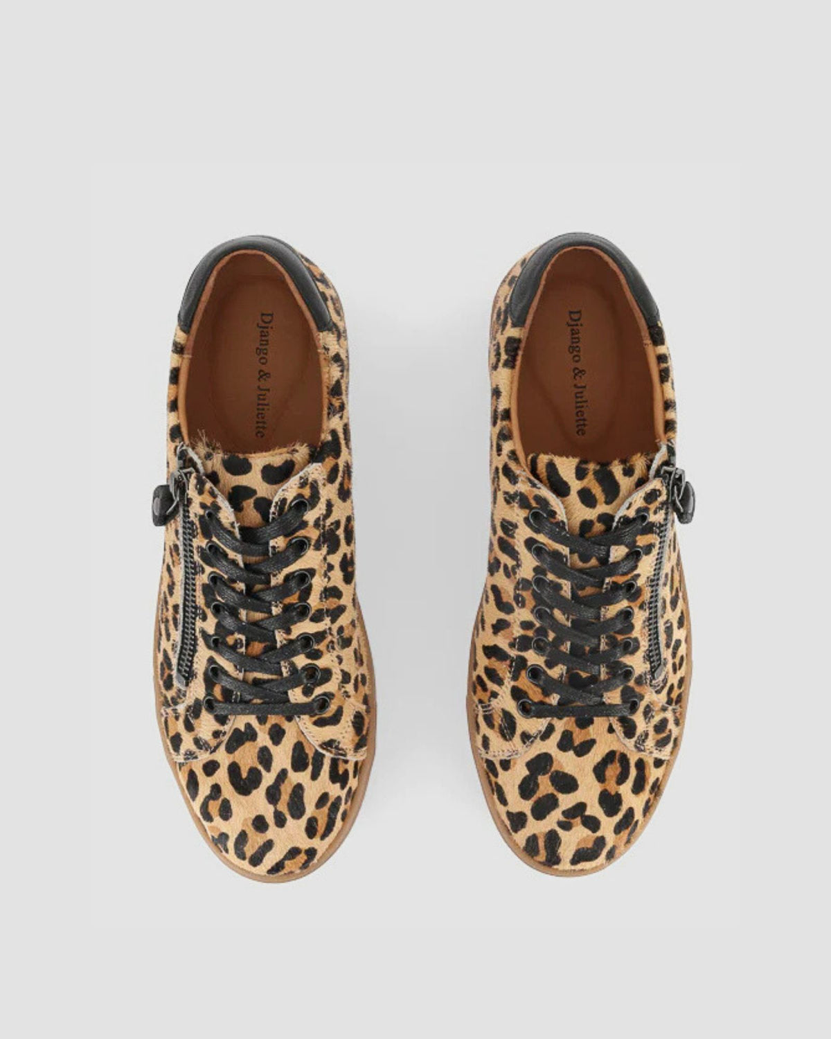 FROGGY SNEAKERS TAN LEOPARD