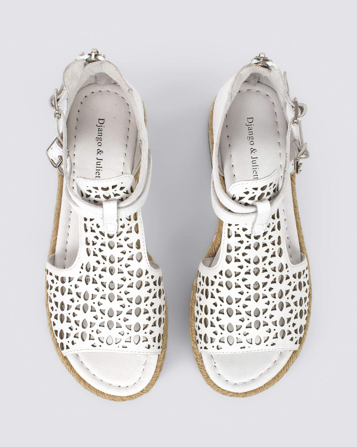 ACCRA WEDGE SANDALS WHITE