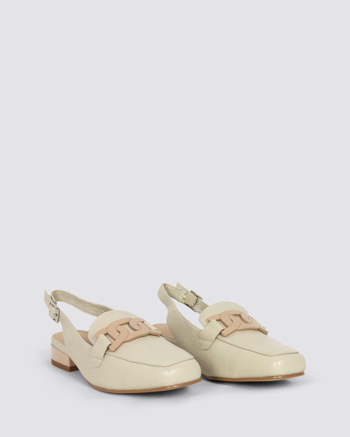BOSSYS SLINGBACK LOAFERS ALMOND CAFE