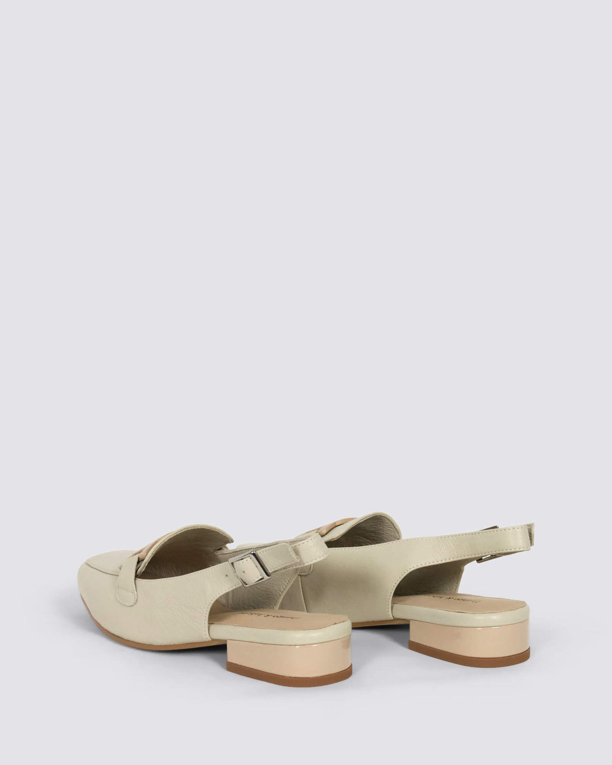 BOSSYS SLINGBACK LOAFERS ALMOND CAFE
