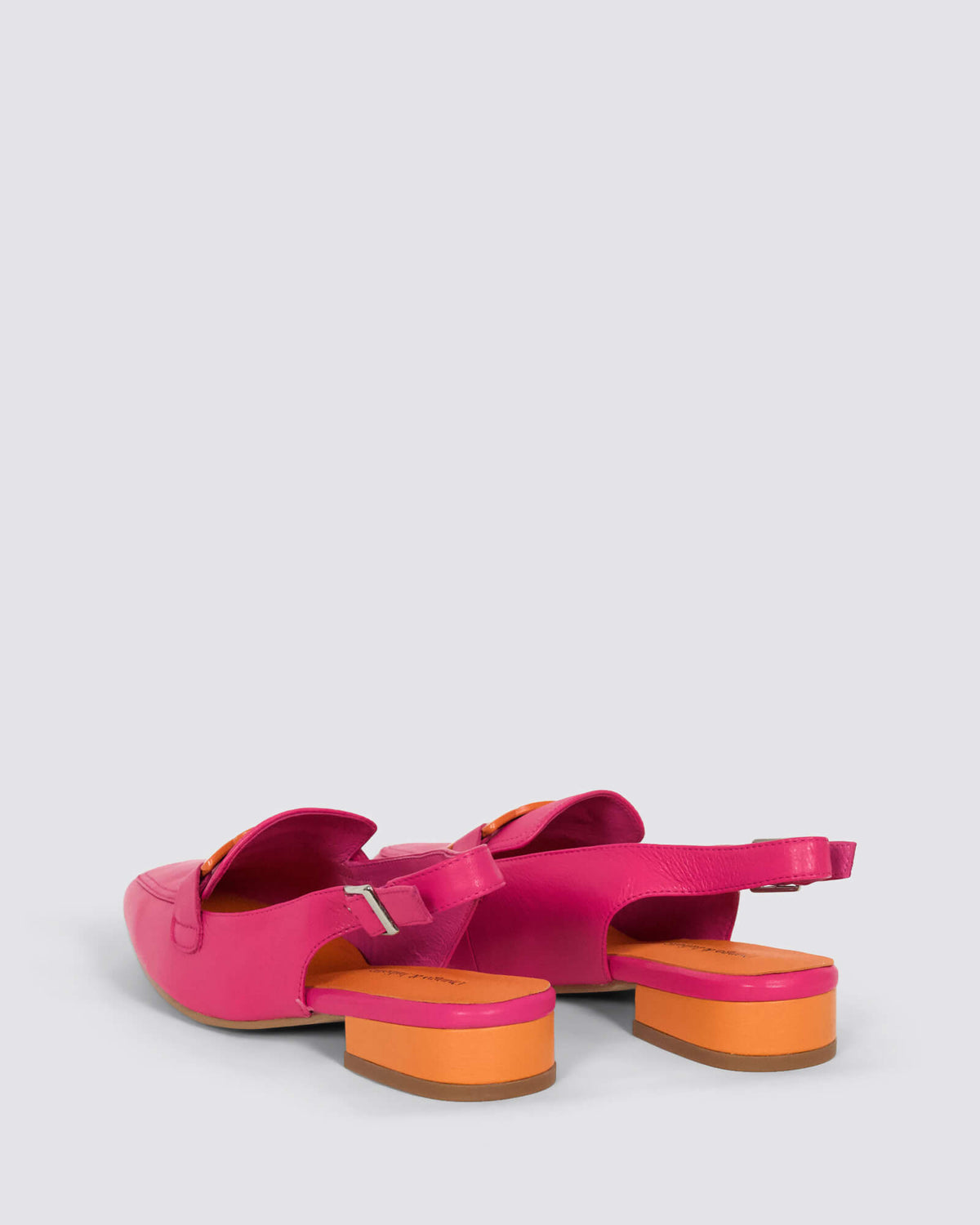 BOSSYS SLINGBACK LOAFERS FUCHSIA ORANGE