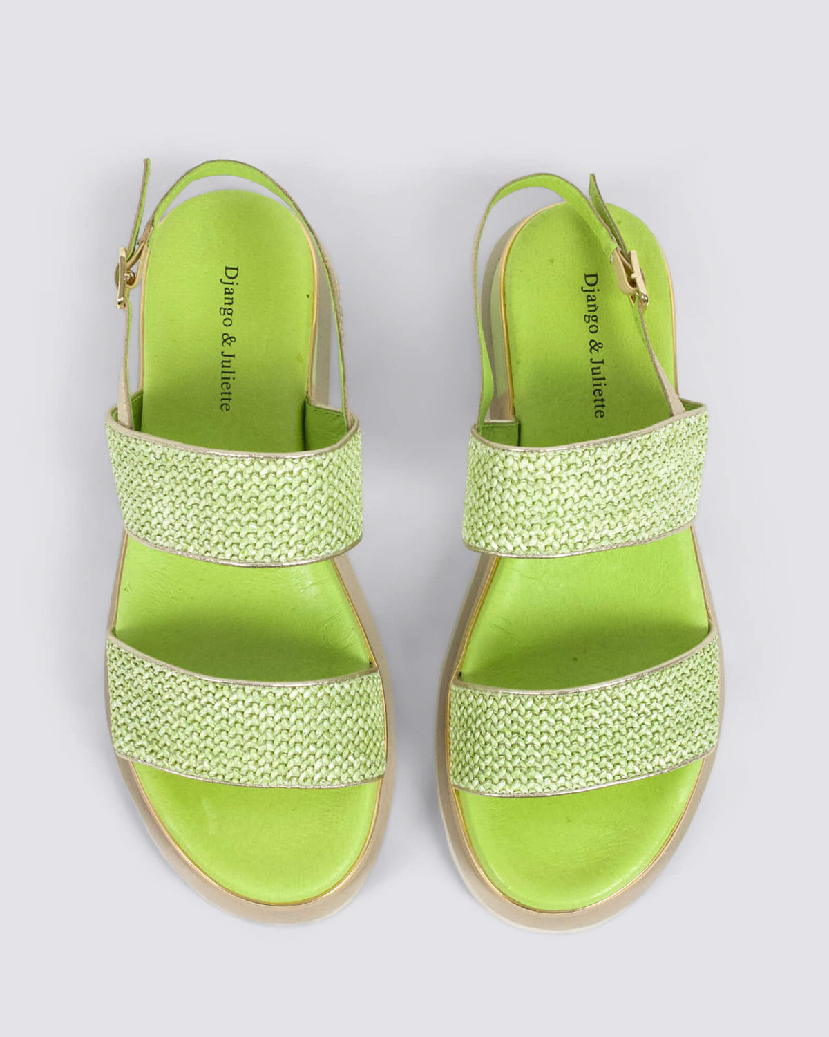 CADETTE SANDALS APPLE GOLD