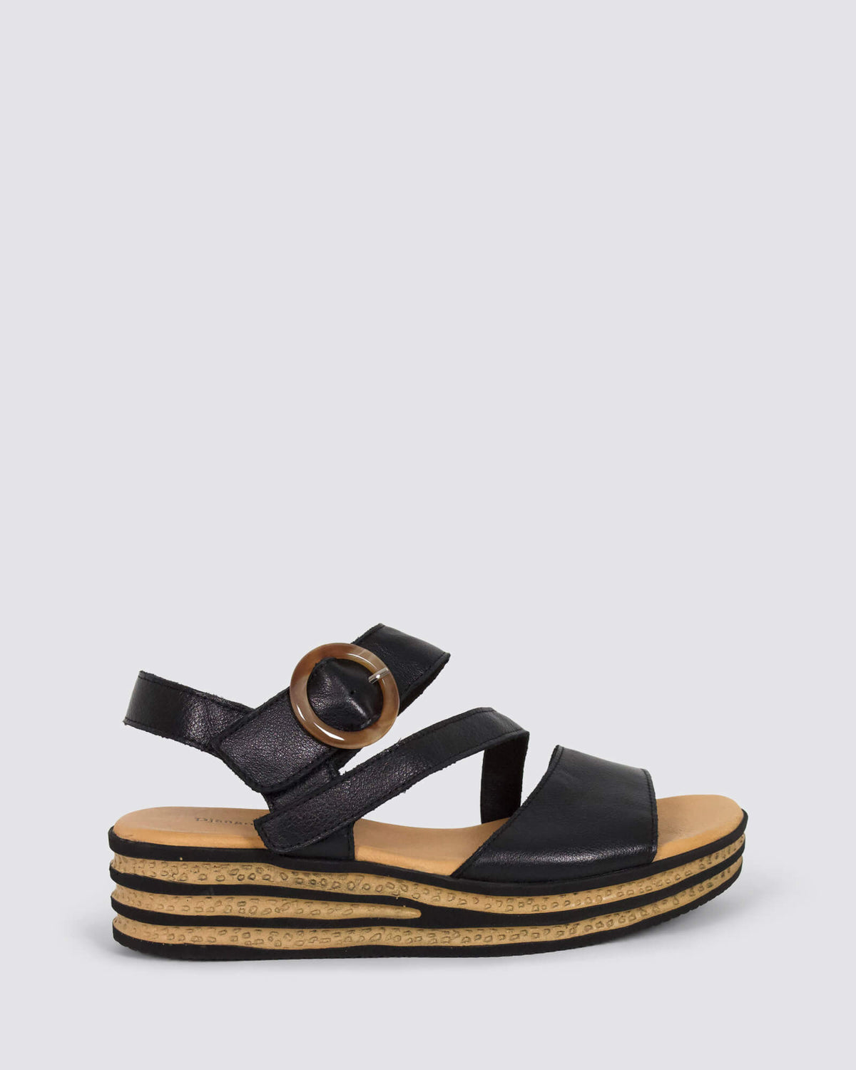CHARLEEN WEDGE SANDALS BLACK