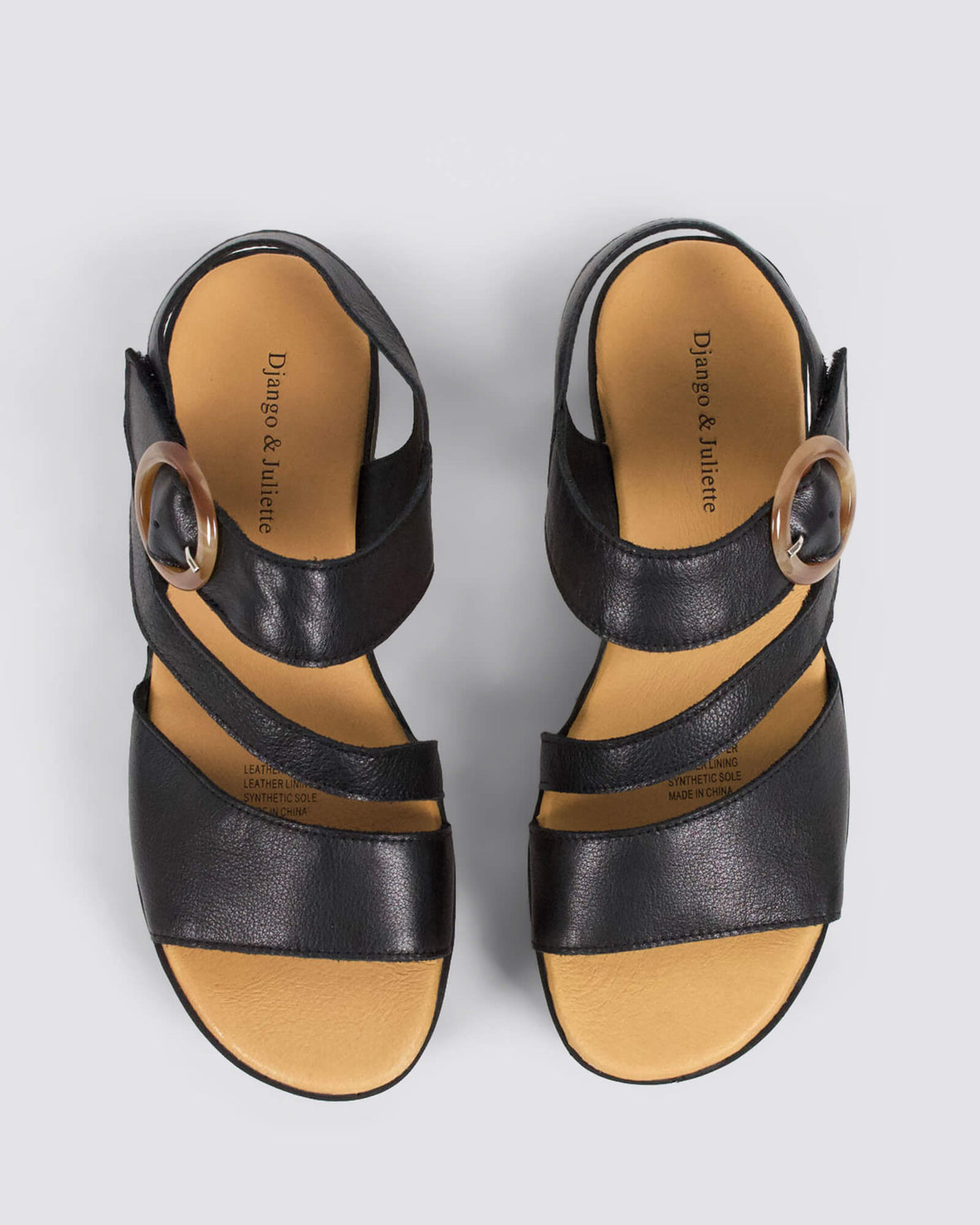 CHARLEEN WEDGE SANDALS BLACK