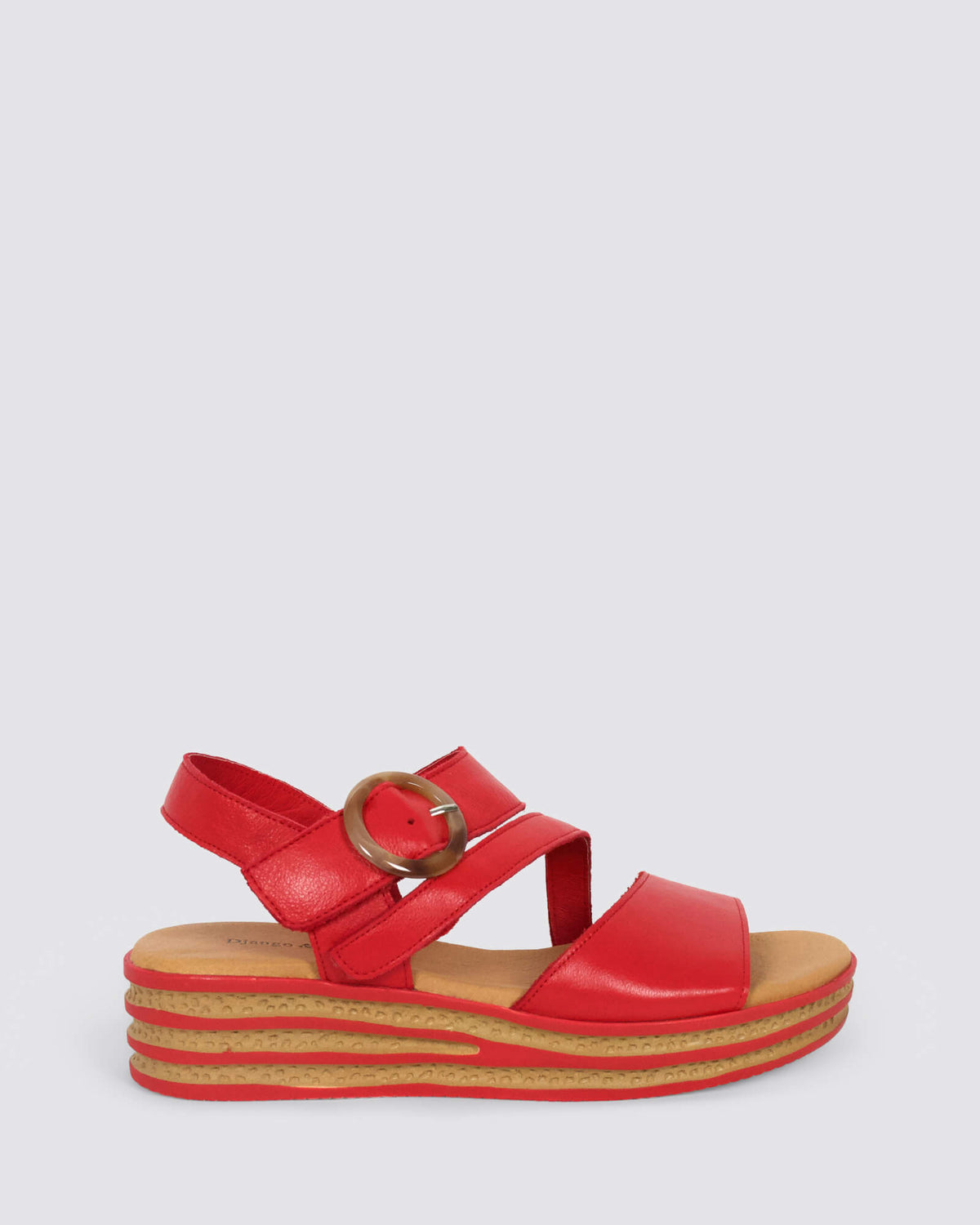 CHARLEEN WEDGE SANDALS RED