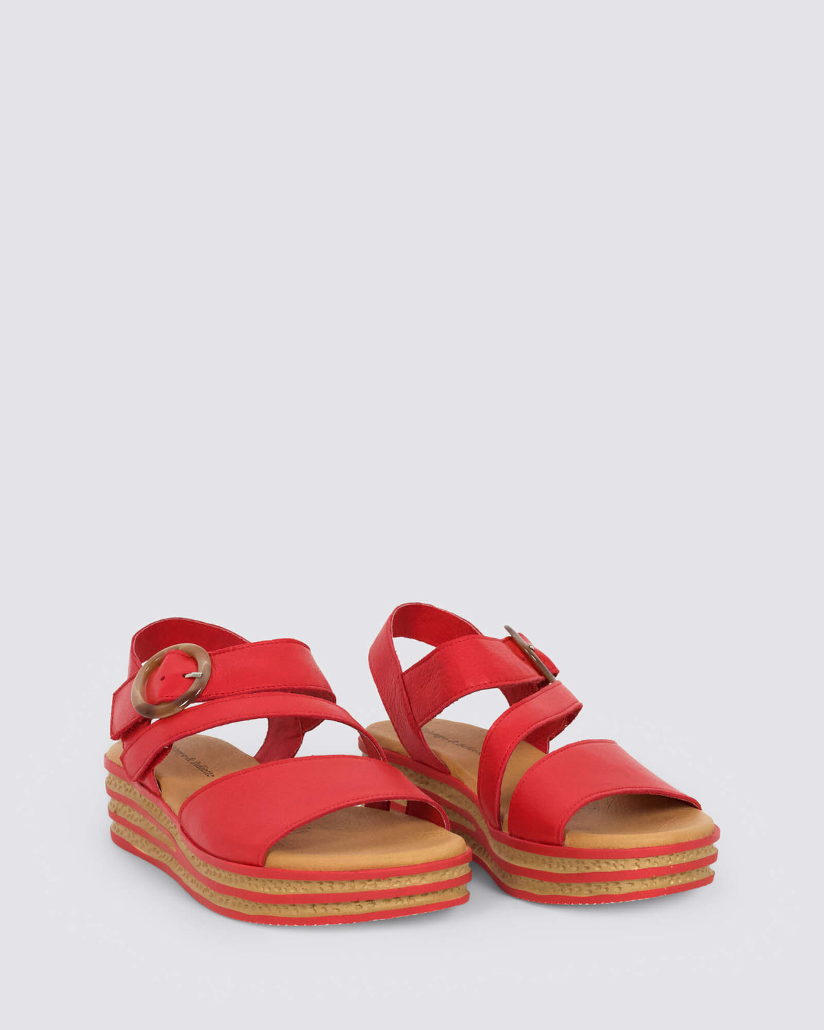CHARLEEN WEDGE SANDALS RED