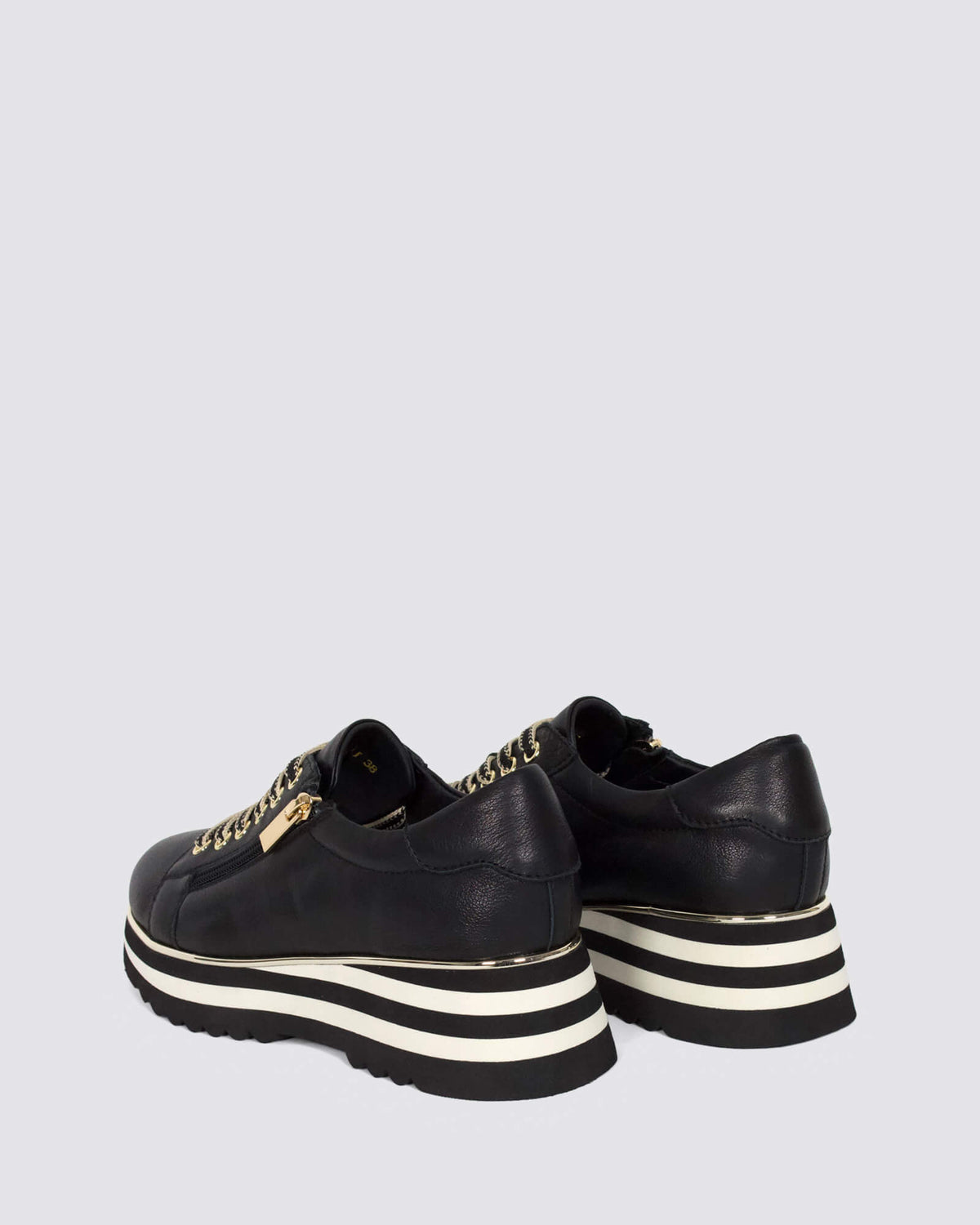 EAMMES PLATFORM SNEAKERS BLACK