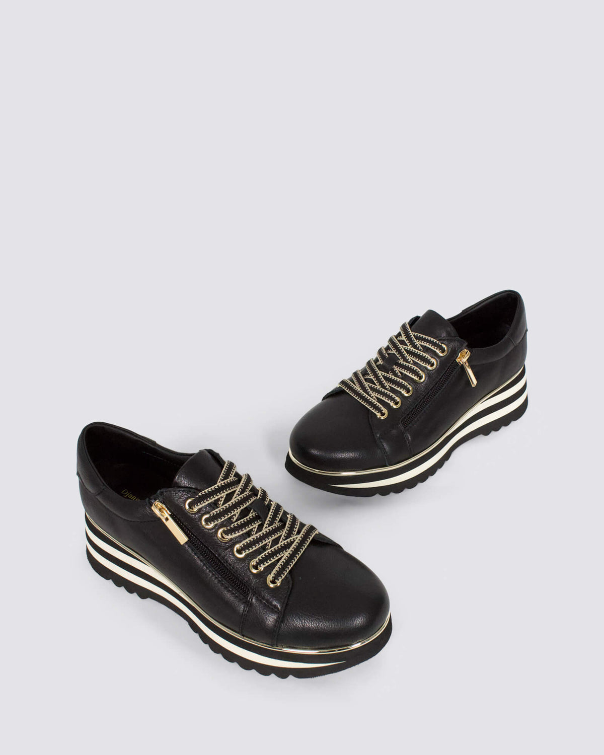 EAMMES PLATFORM SNEAKERS BLACK