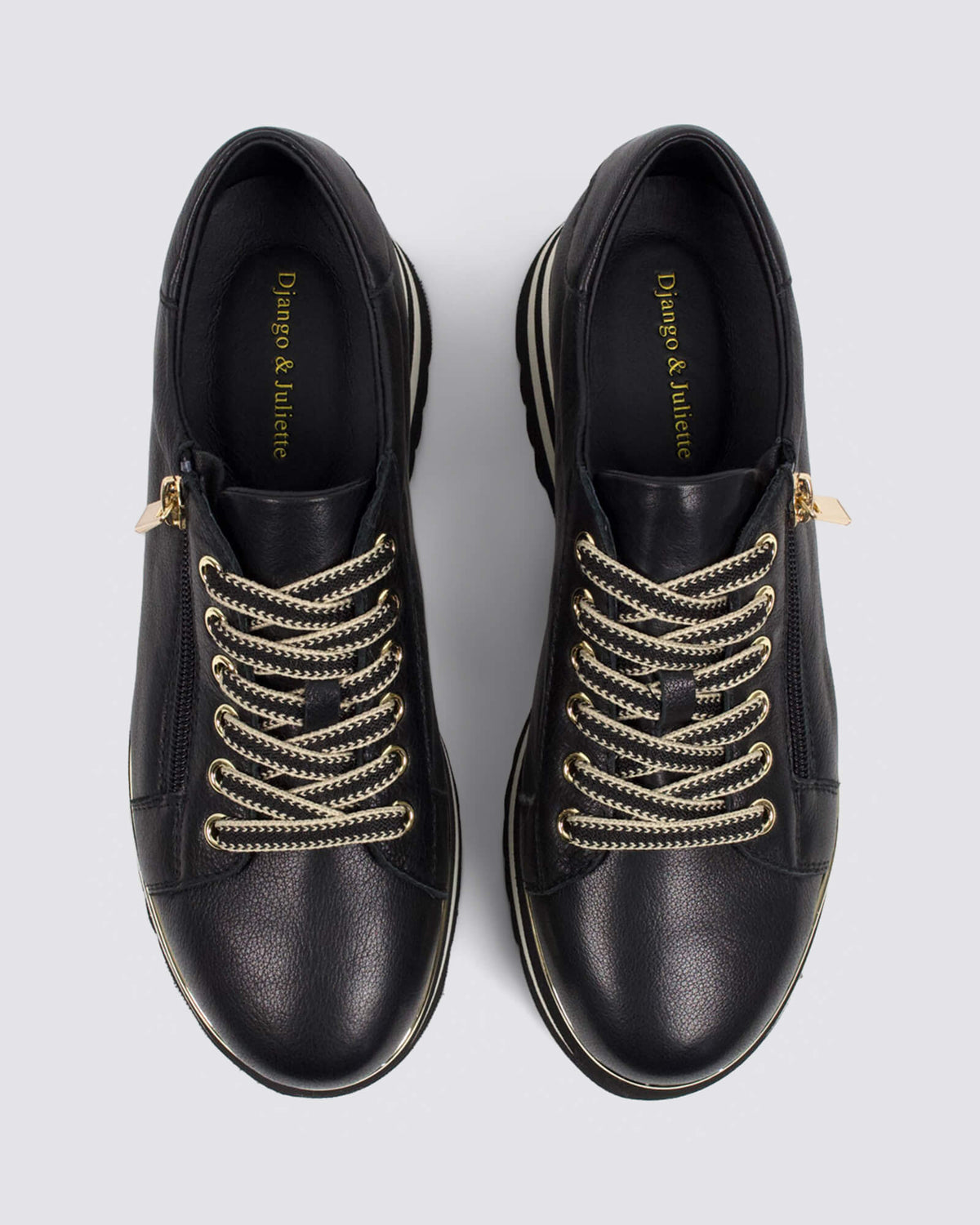 EAMMES PLATFORM SNEAKERS BLACK