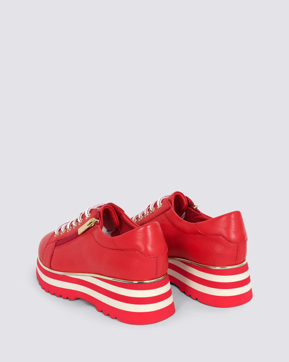 EAMMES PLATFORM SNEAKERS RED