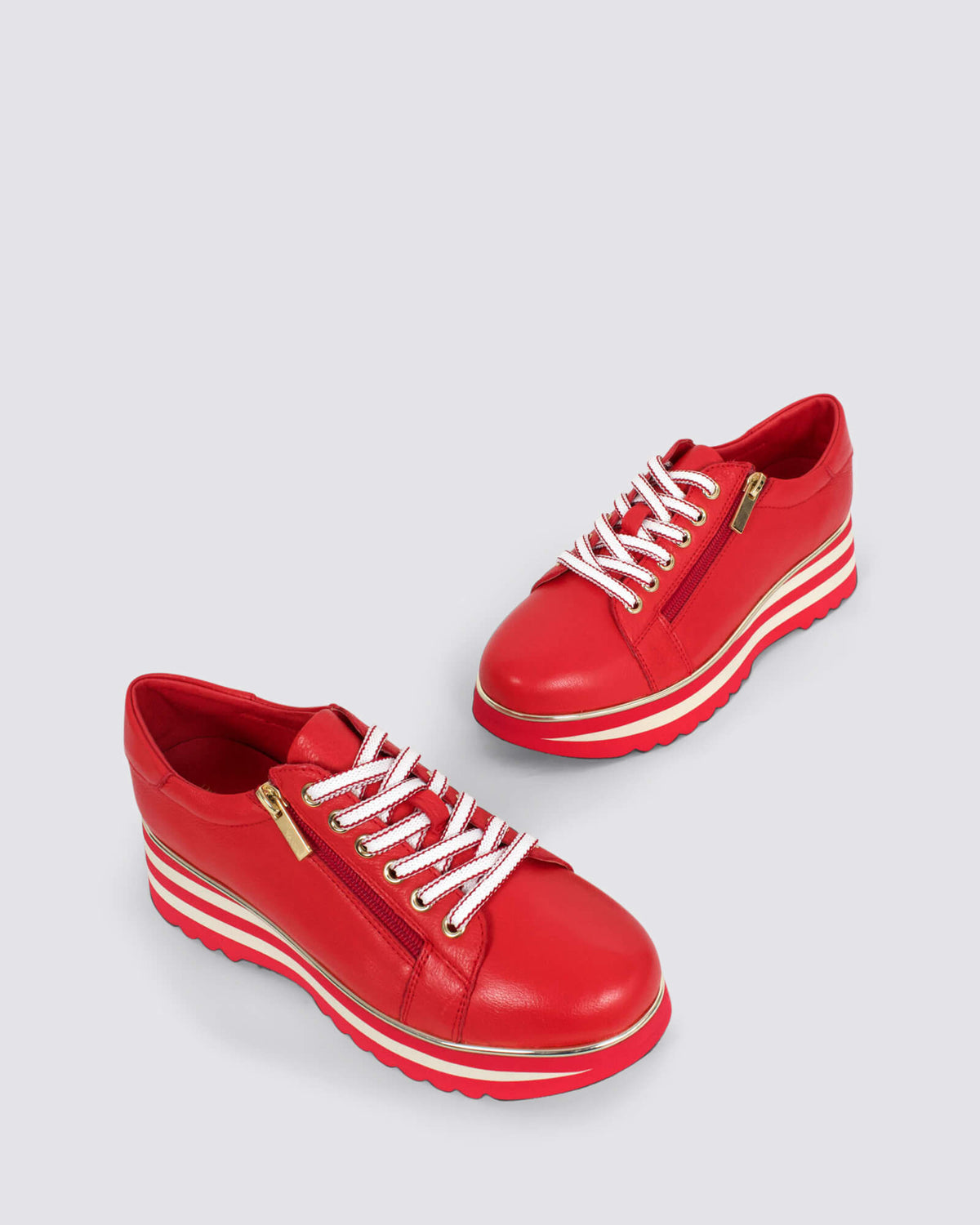 EAMMES PLATFORM SNEAKERS RED