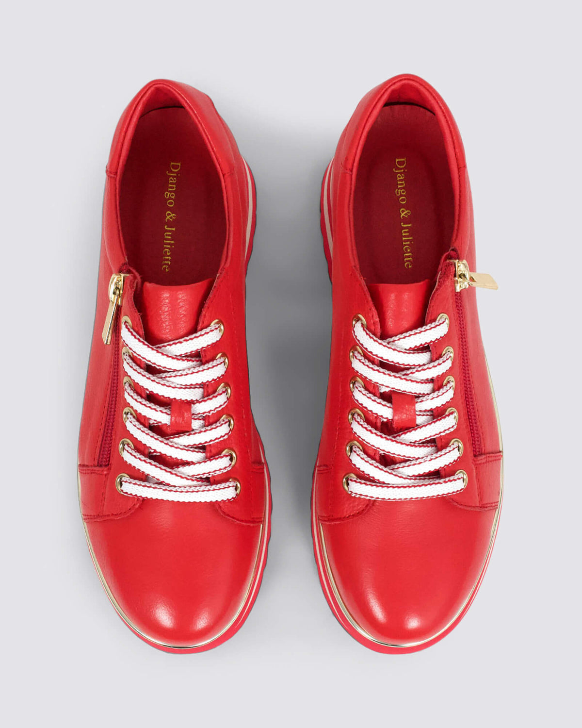 EAMMES PLATFORM SNEAKERS RED