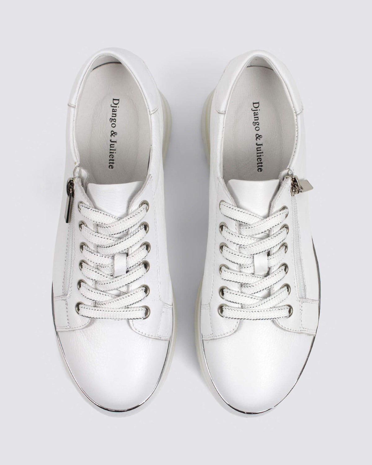 EAMMES PLATFORM SNEAKERS WHITE