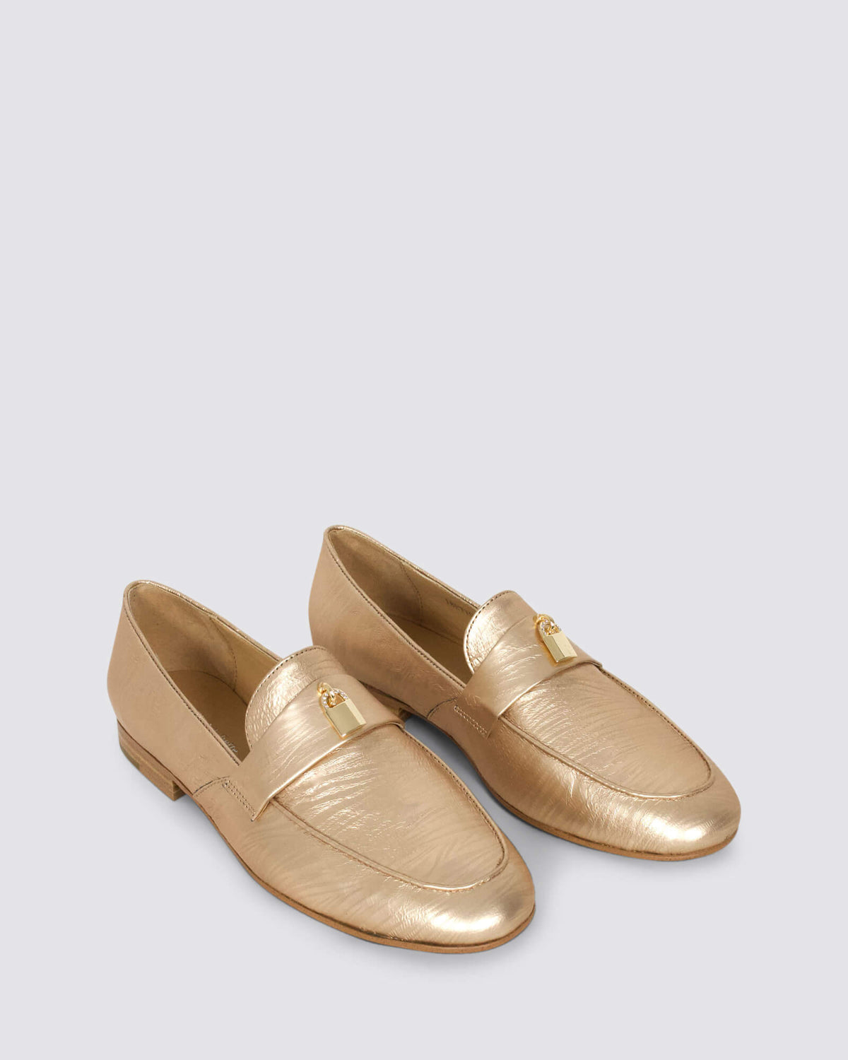 IBETTO LOAFERS CHAMPAGNE LEATHER