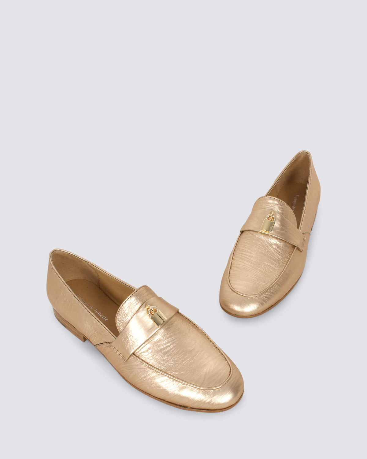 IBETTO LOAFERS CHAMPAGNE LEATHER