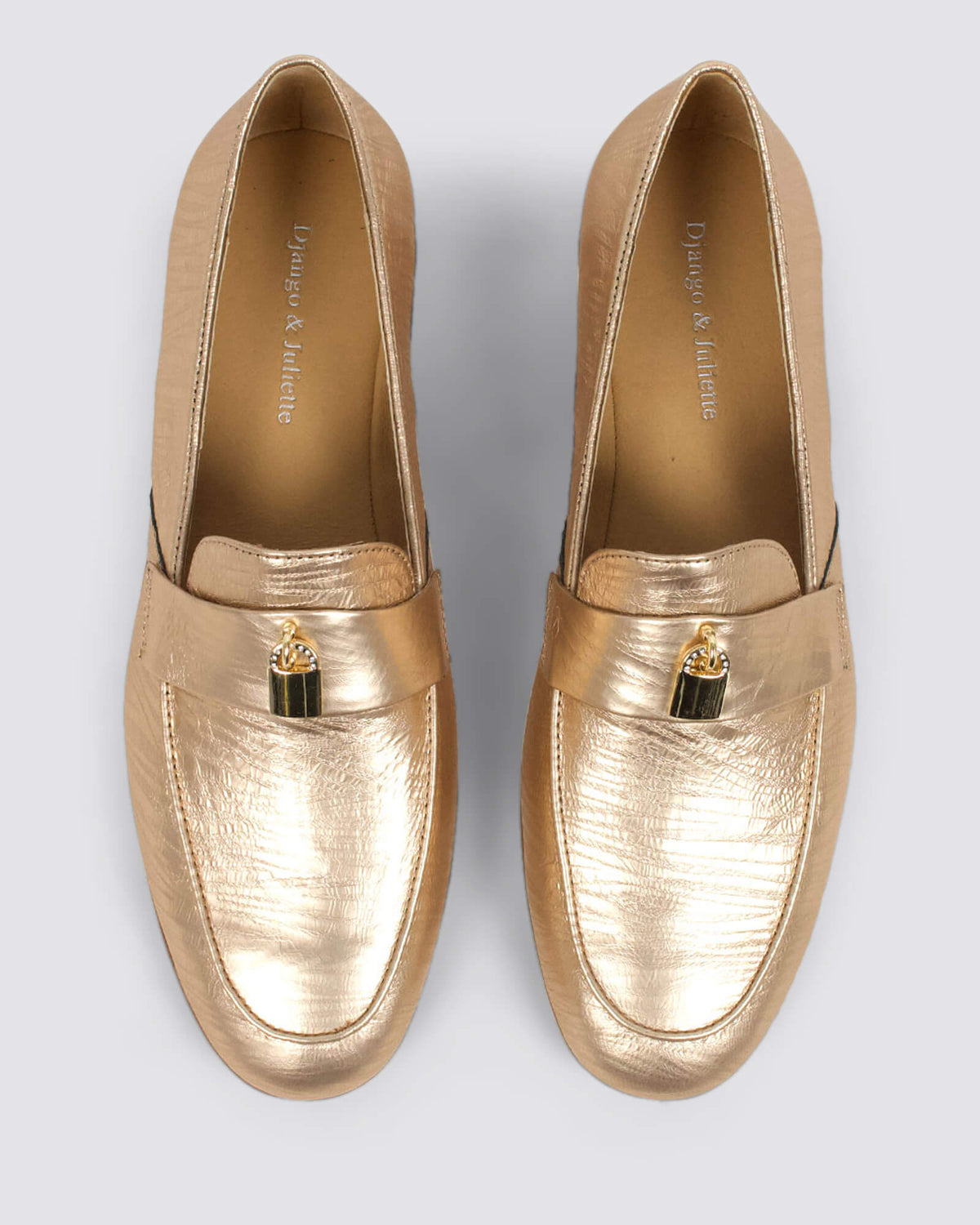 IBETTO LOAFERS CHAMPAGNE LEATHER