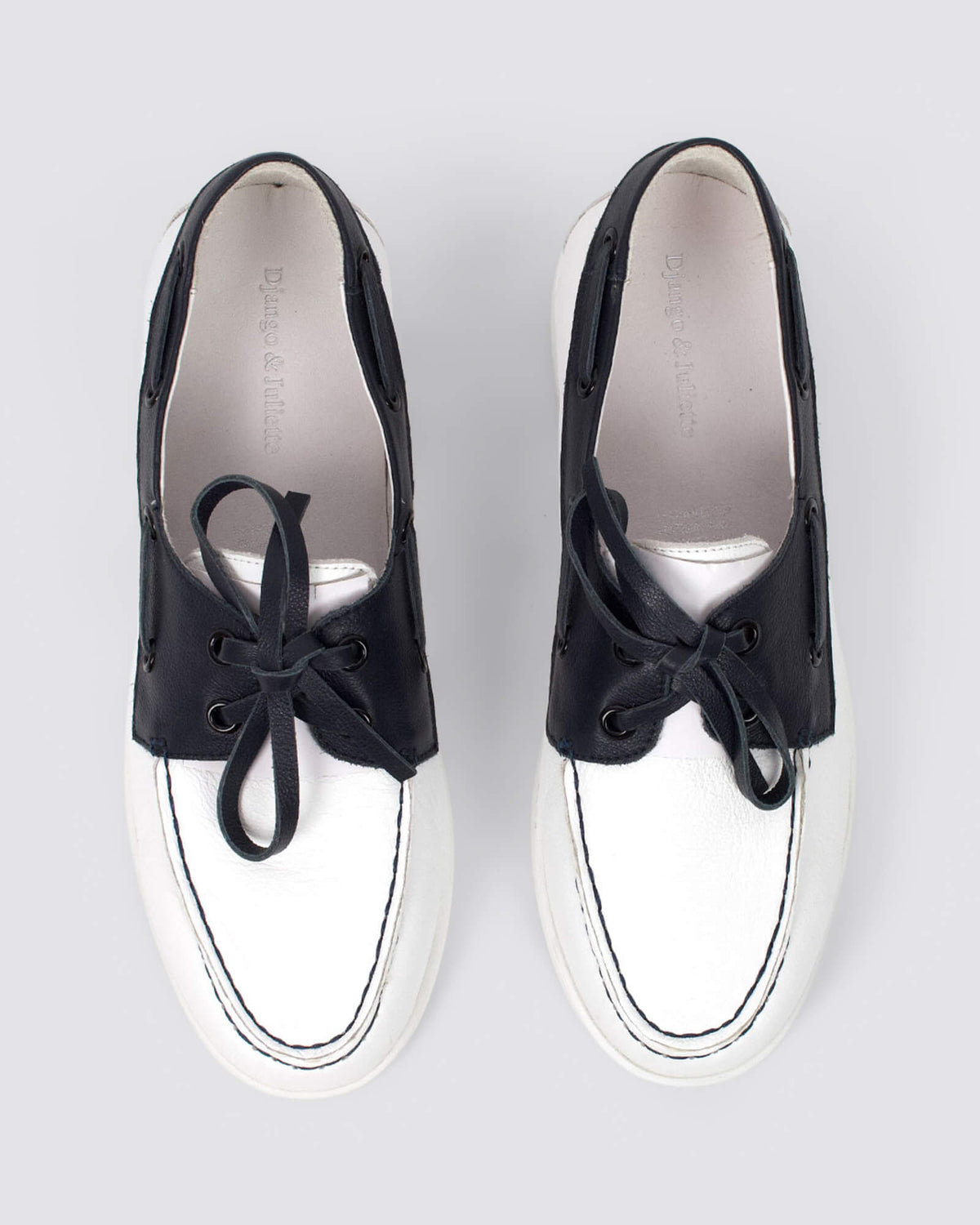 JAYLOHS LOAFERS WHITE NAVY