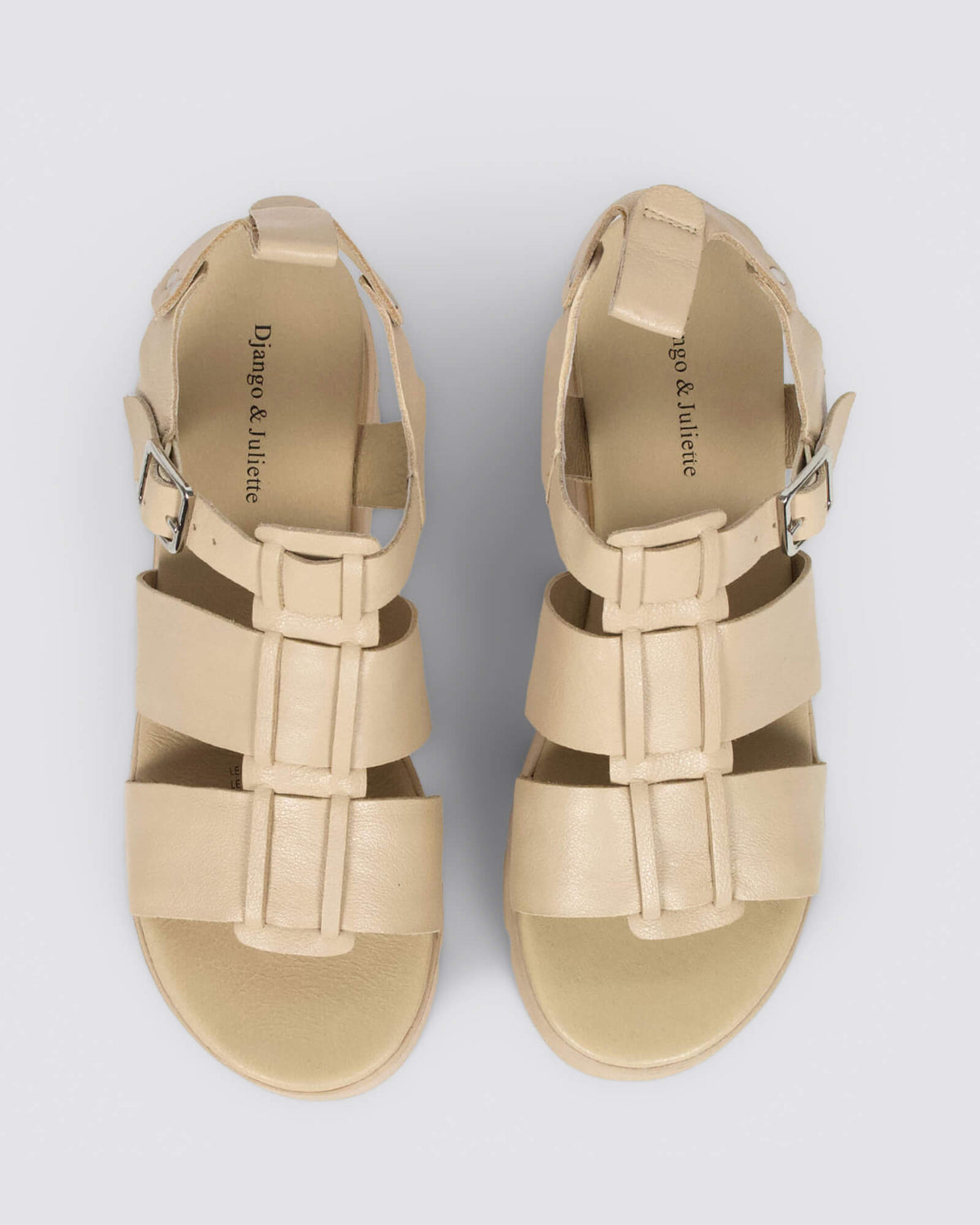 RELIE WEDGE SANDALS CAMEL
