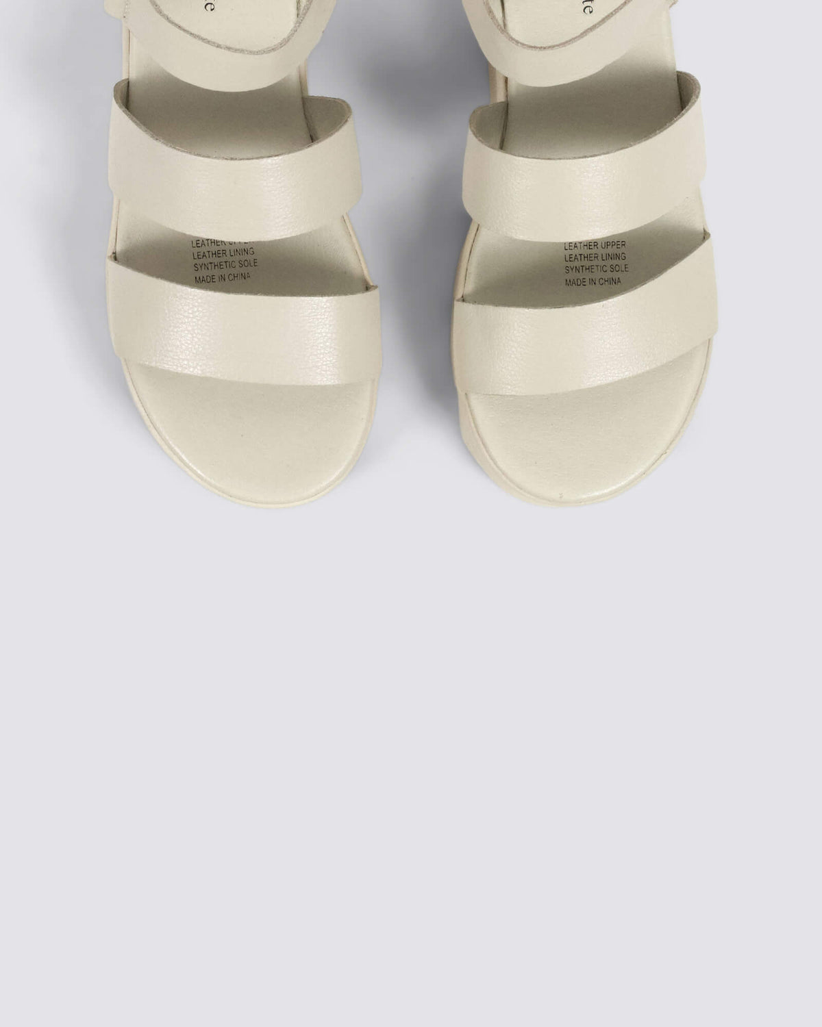 RHEAN WEDGE SANDALS ALMOND