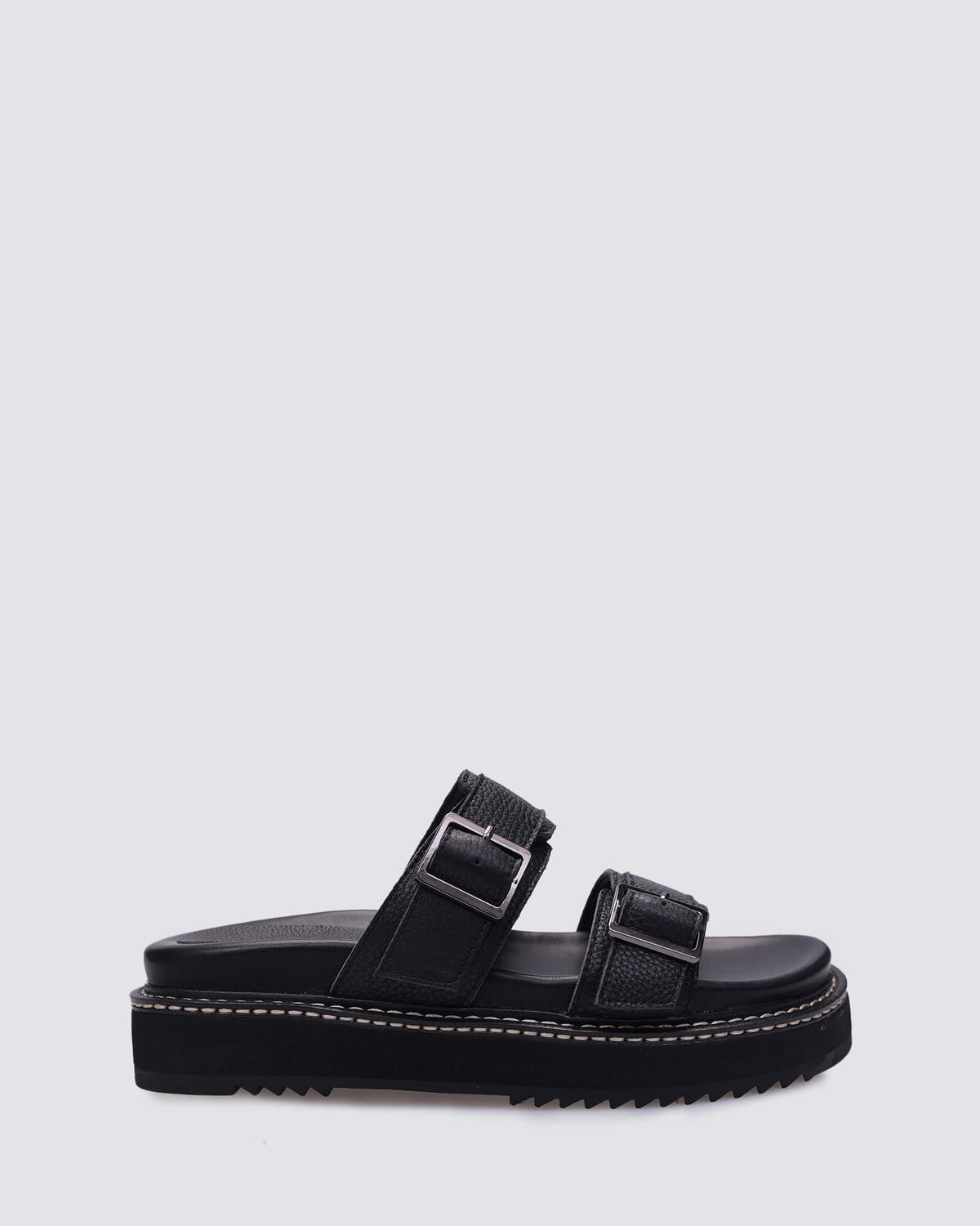 GIMLET SANDALS BLACK LEATHER