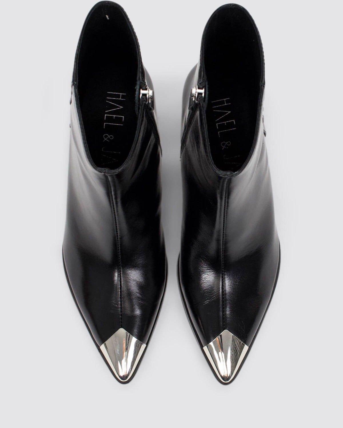 NICKS ANKLE BOOTS BLACK LEATHER