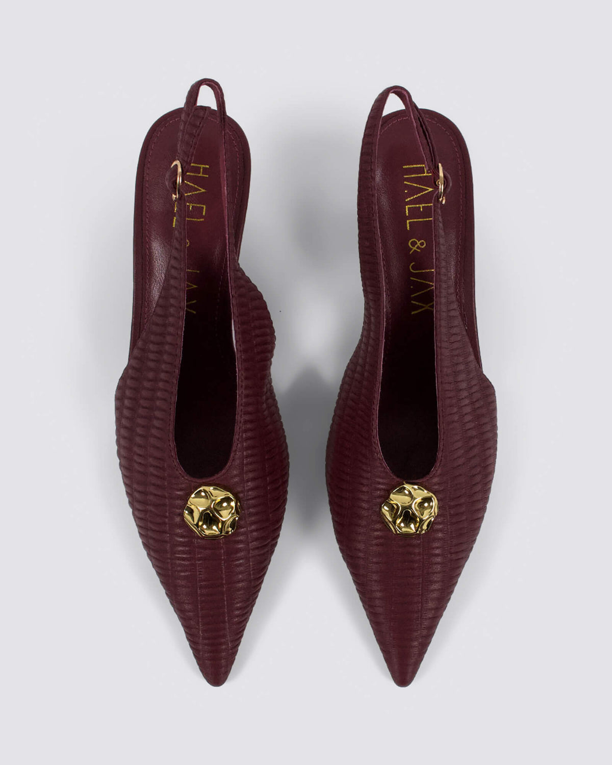 NUANCED SLINGBACK HEELS CHERRY