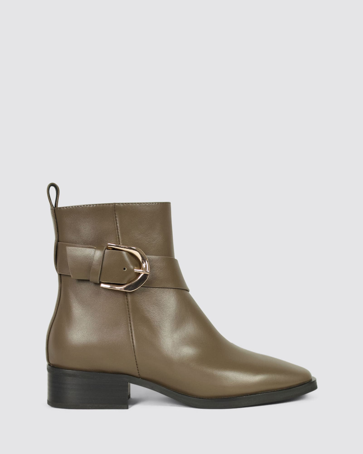 WILL ANKLE BOOTS KHAKI LEATHER