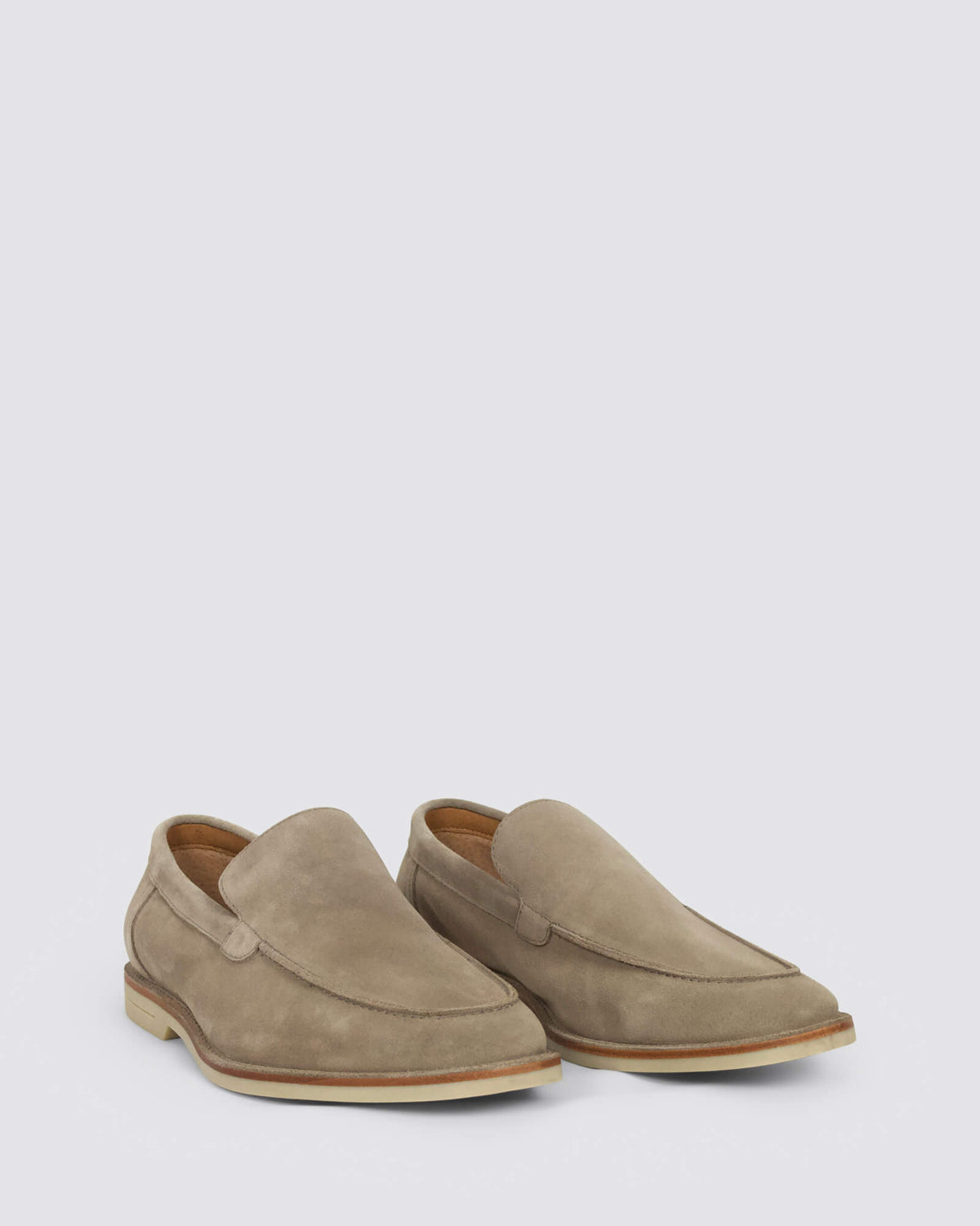 CASINO MENS LOAFERS TAUPE SUEDE