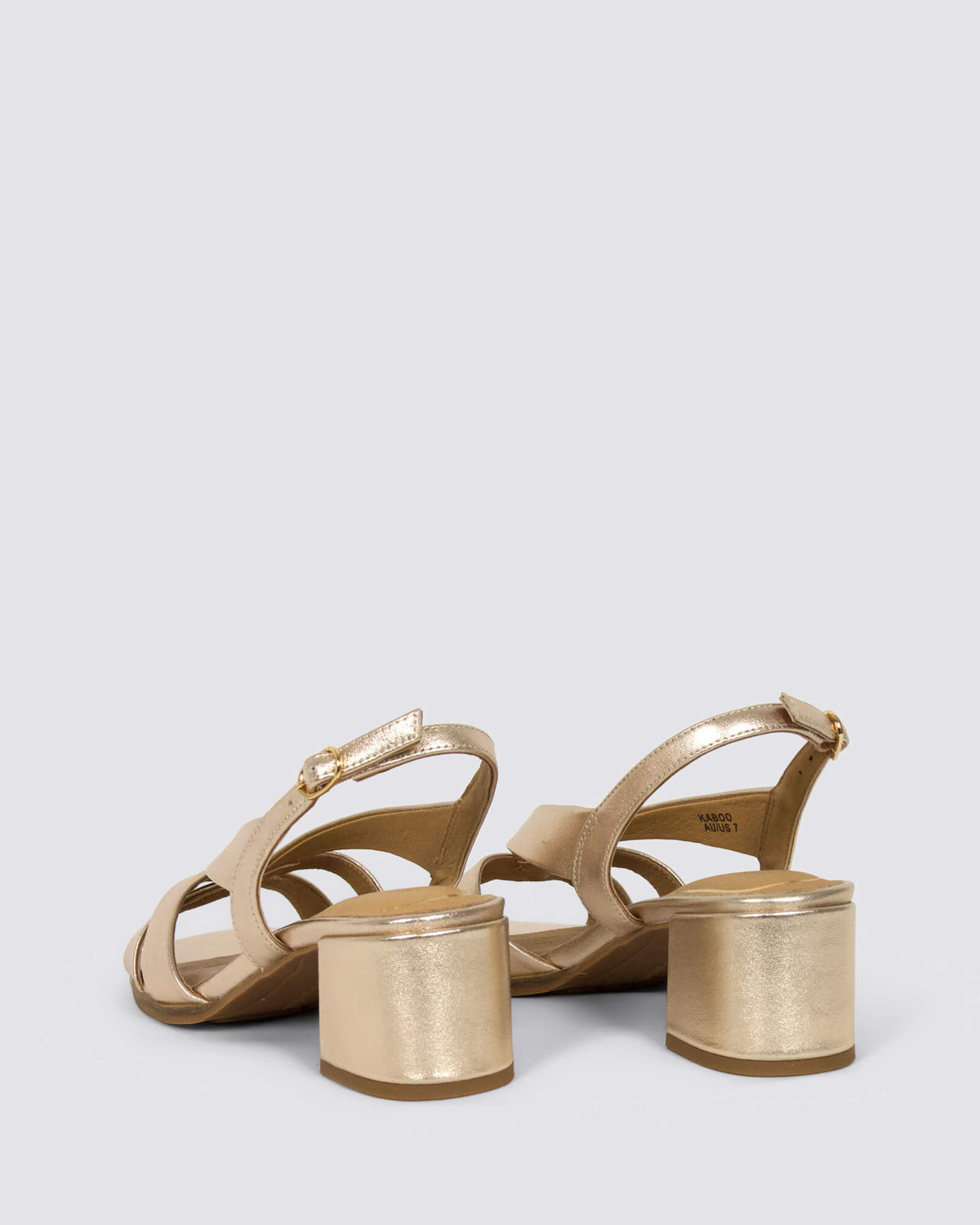 KABOO HEELS SOFT GOLD